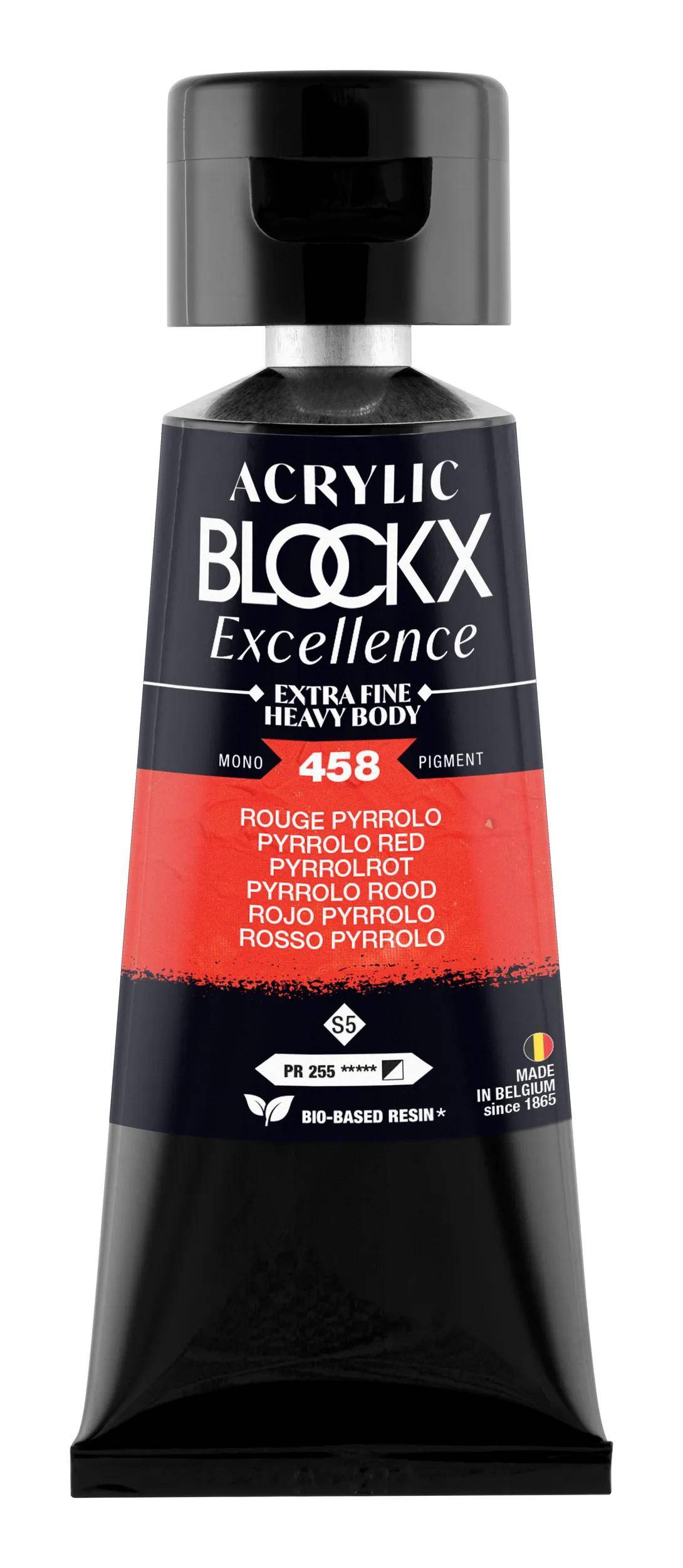 Blockx 3x Acryl EF Pyrollrot S5 75 ml 71458BXC