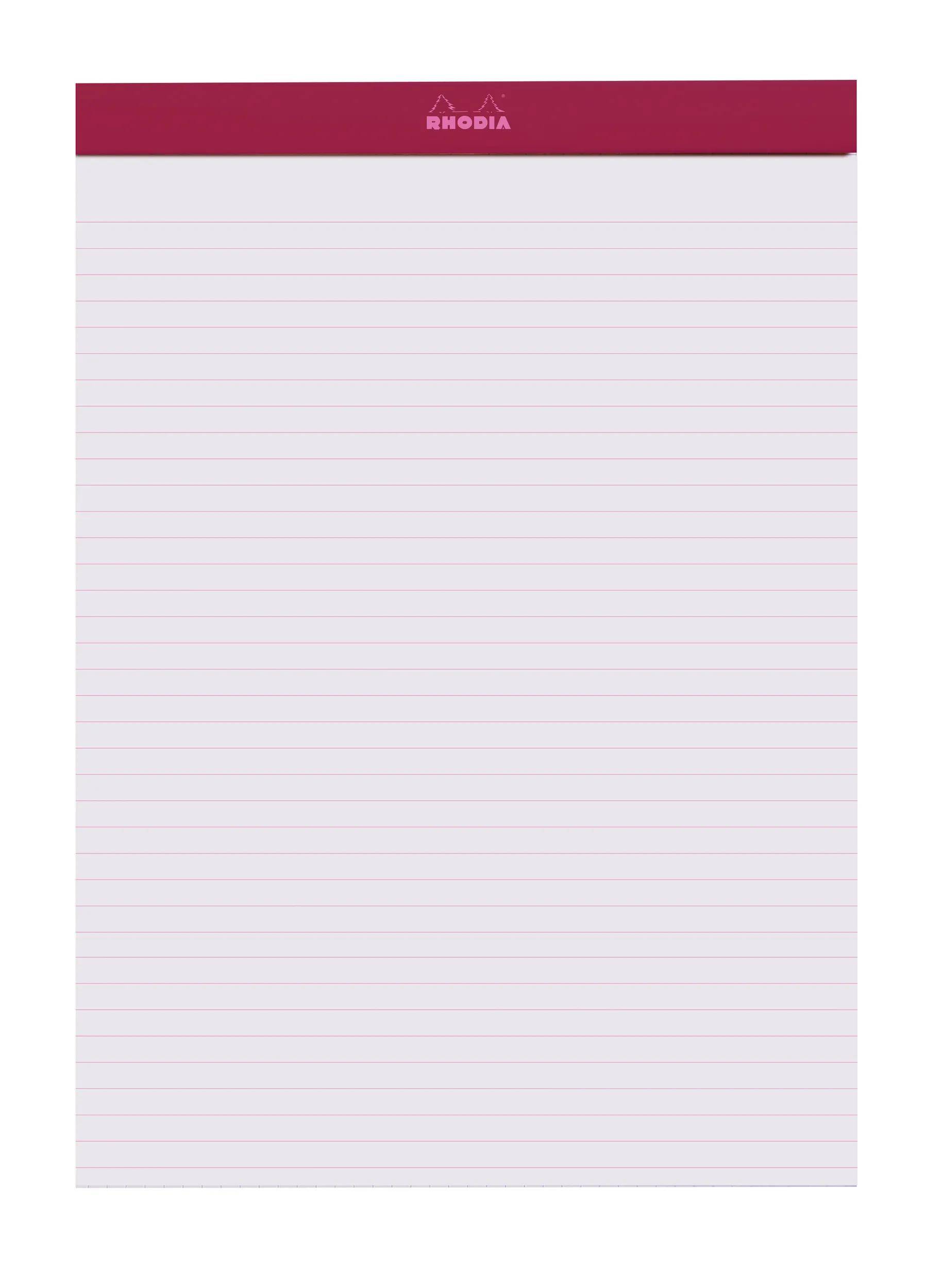 Clairefontaine 5x Rhodia Gehe Block Pflaume Nr18 lin 80Bl 18160C
