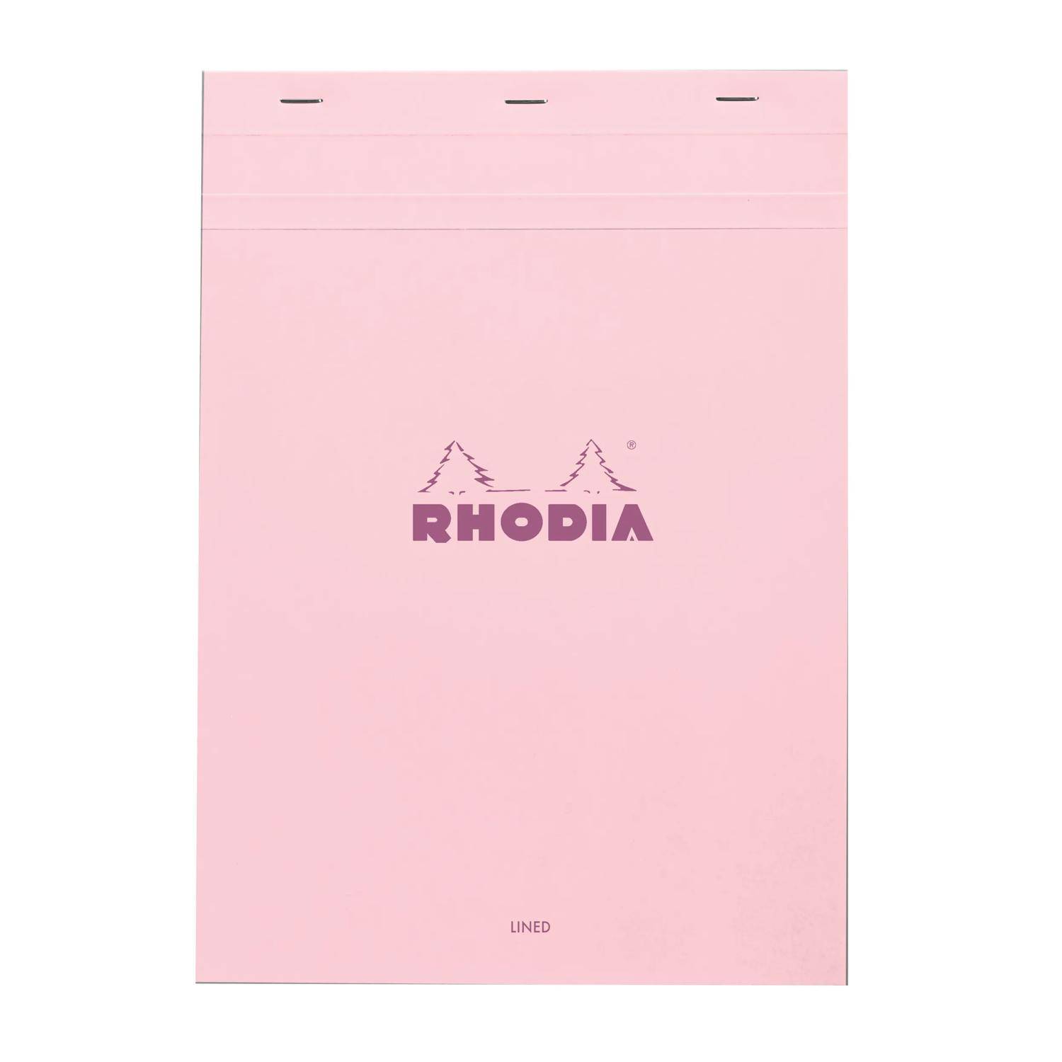 Clairefontaine 5x Rhodia Gehe Block Rosa Nr 18 lin 80Bl 18161C