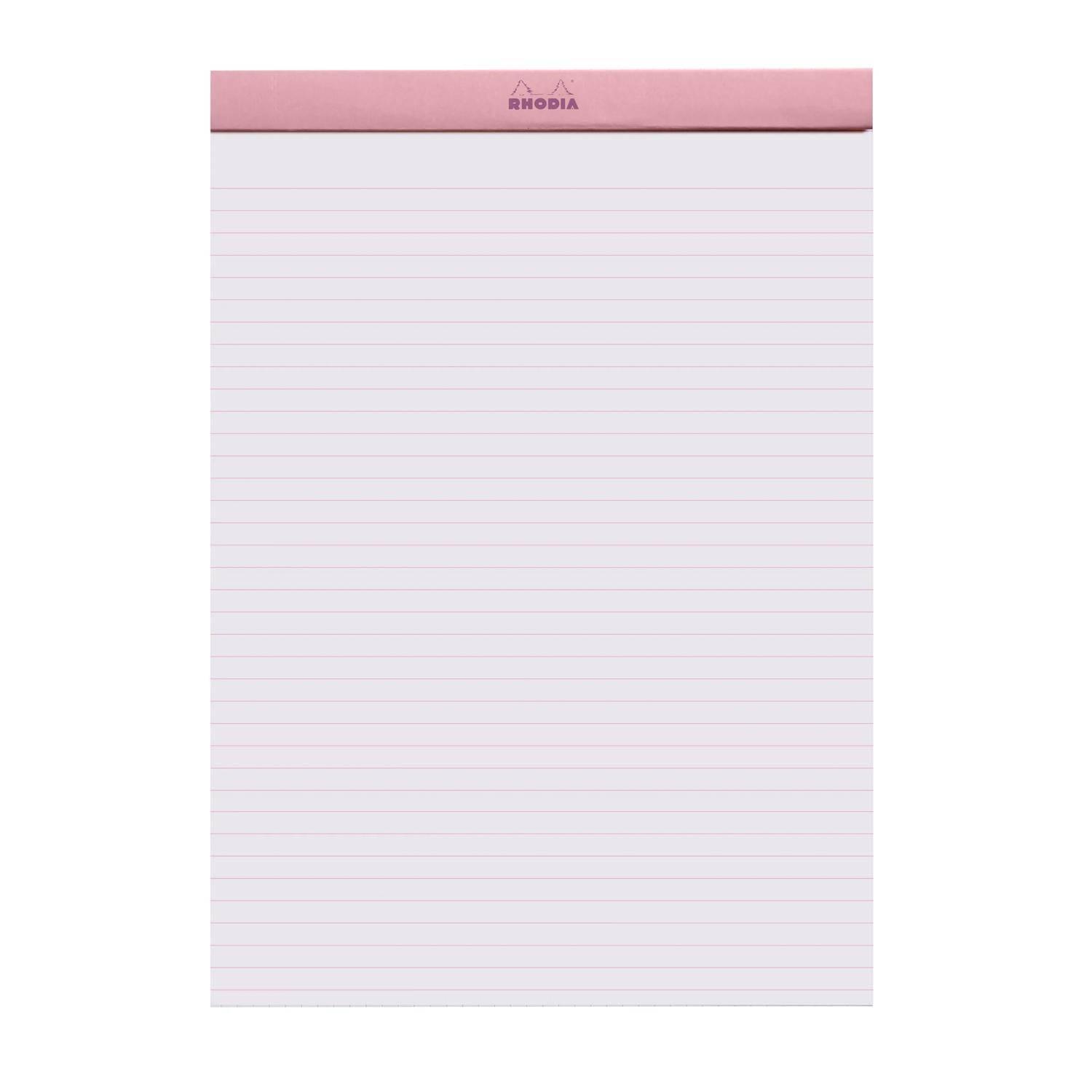 Clairefontaine 5x Rhodia Gehe Block Rosa Nr 18 lin 80Bl 18161C