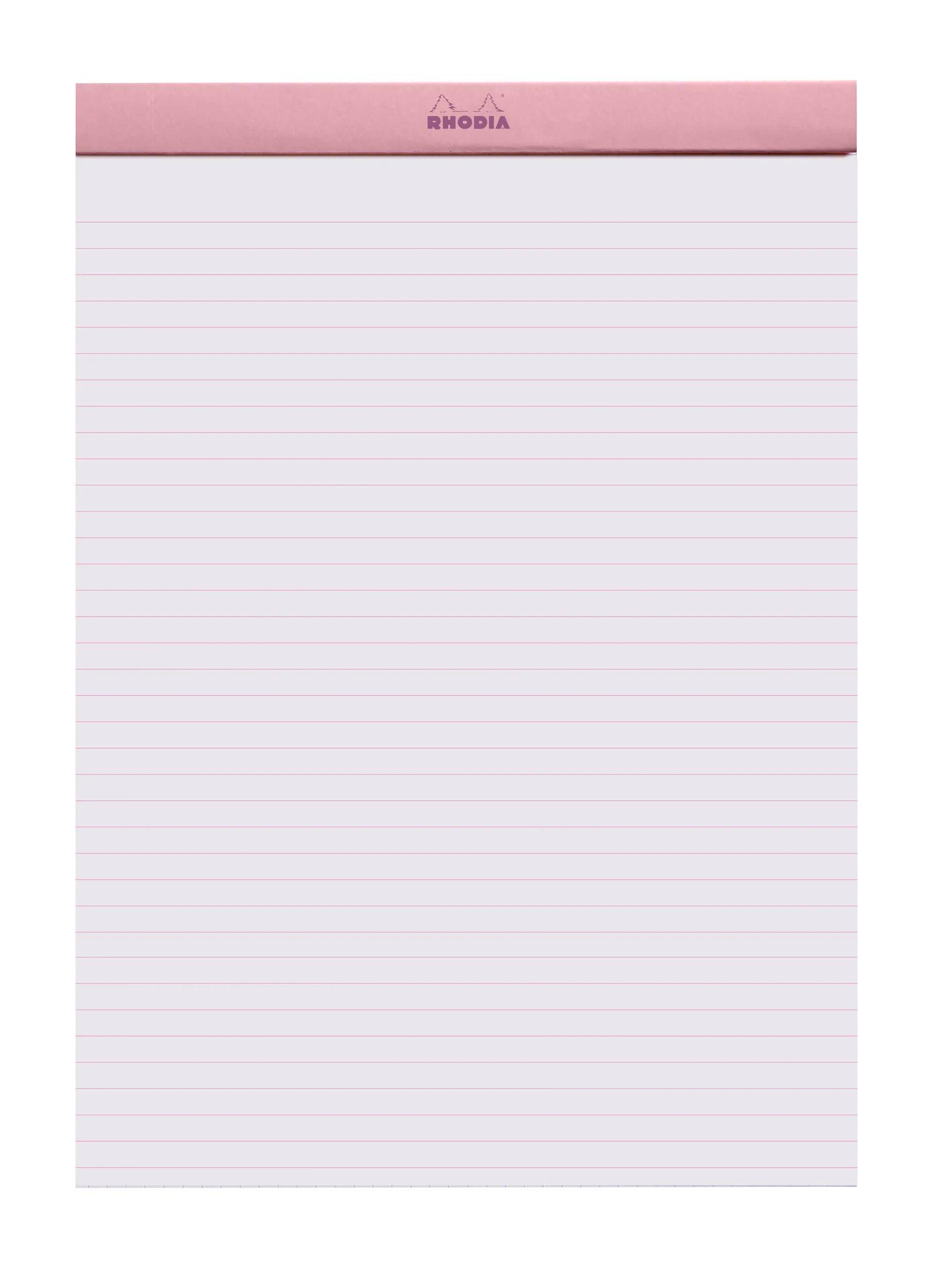 Clairefontaine 5x Rhodia Gehe Block Rosa Nr 18 lin 80Bl 18161C