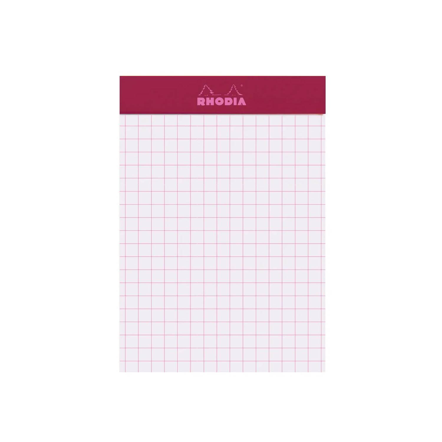 Clairefontaine 10x Rhodia Gehe Block Pflaume Nr 11 Kar 80Bl 11298C