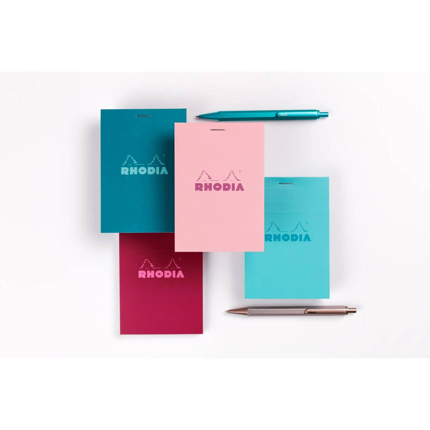 Clairefontaine 10x Rhodia Gehe Block Azur Nr. 11 Kar 80Bl 11297C