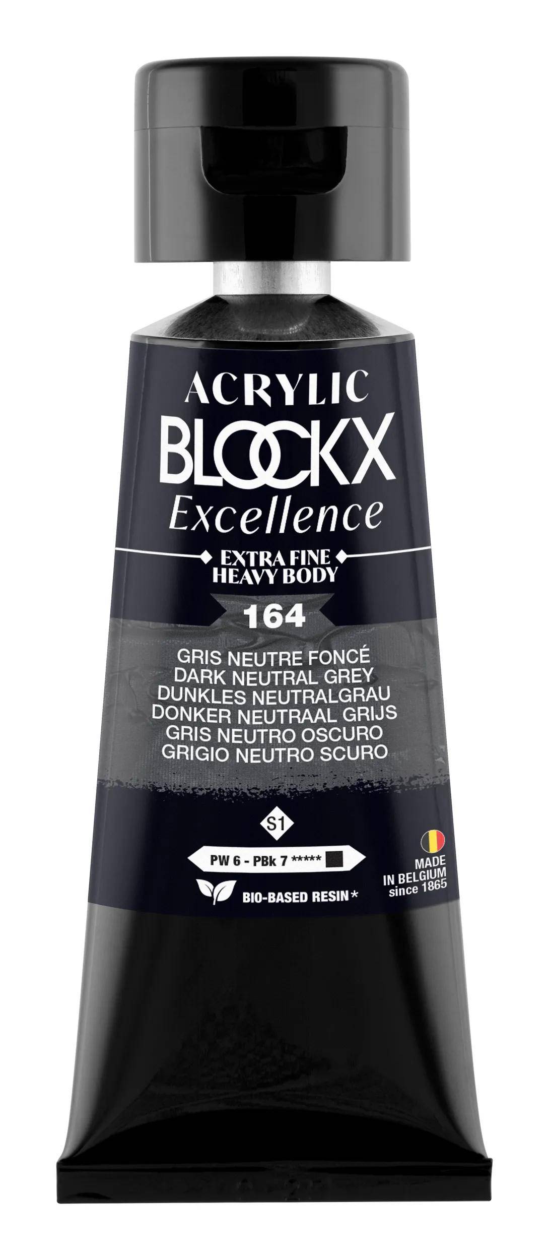 Blockx 3x Acryl EF Dunkelg neutralrau S1 75ml 71164BXC