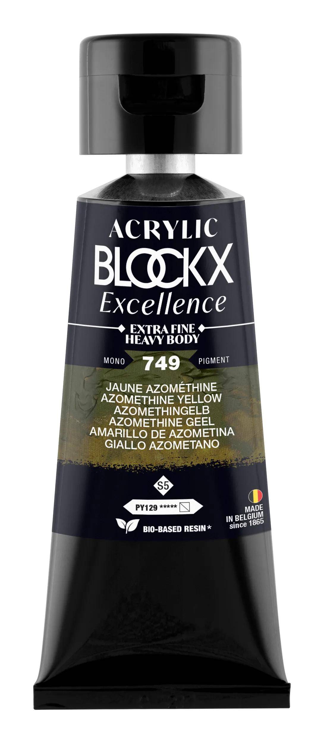 Blockx 3x Acryl EF Azomethingelb S5 75 ml 71749BXC