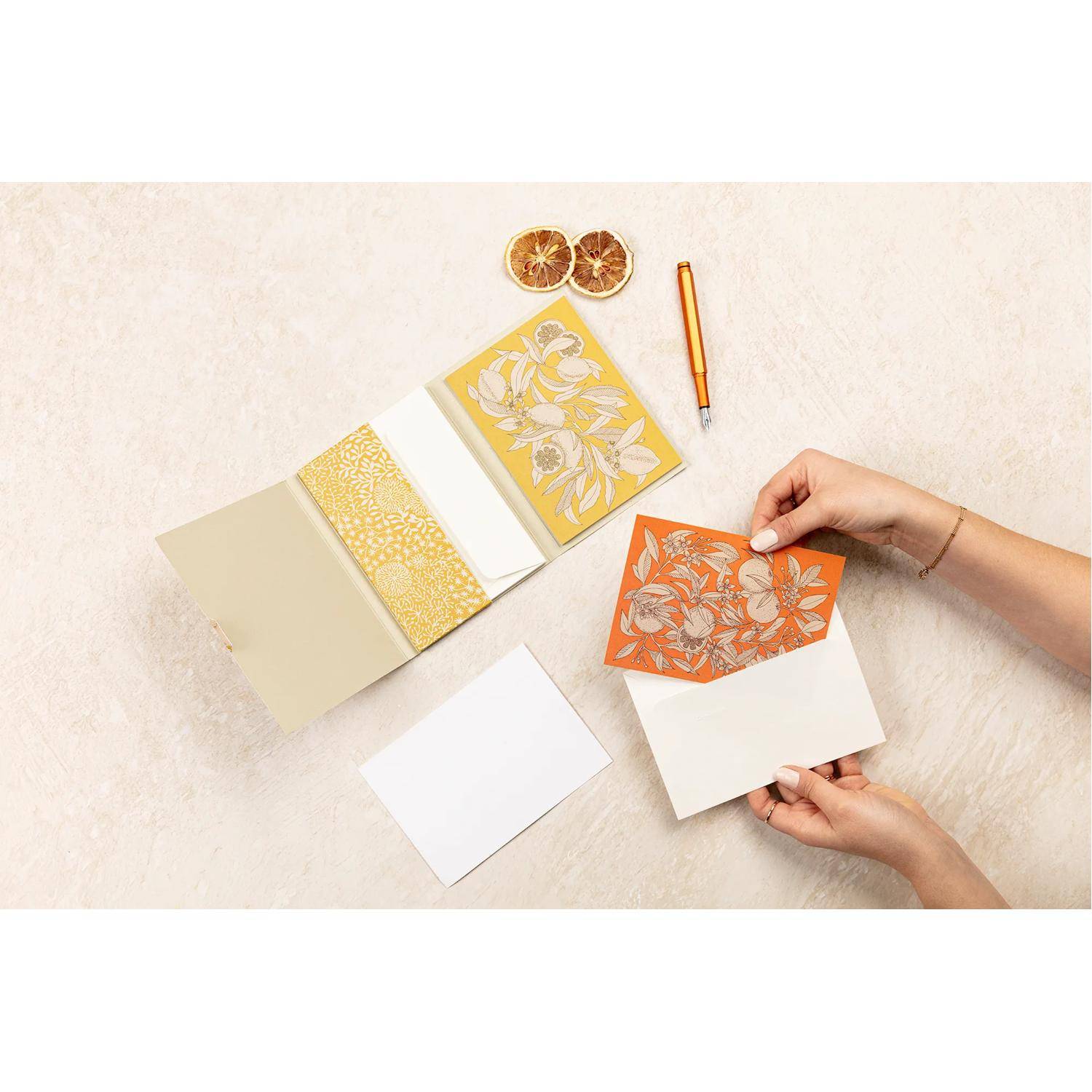 Clairefontaine 5x Jardin des Sens, Korrespondenzset 12x16,5 cm - 116360C