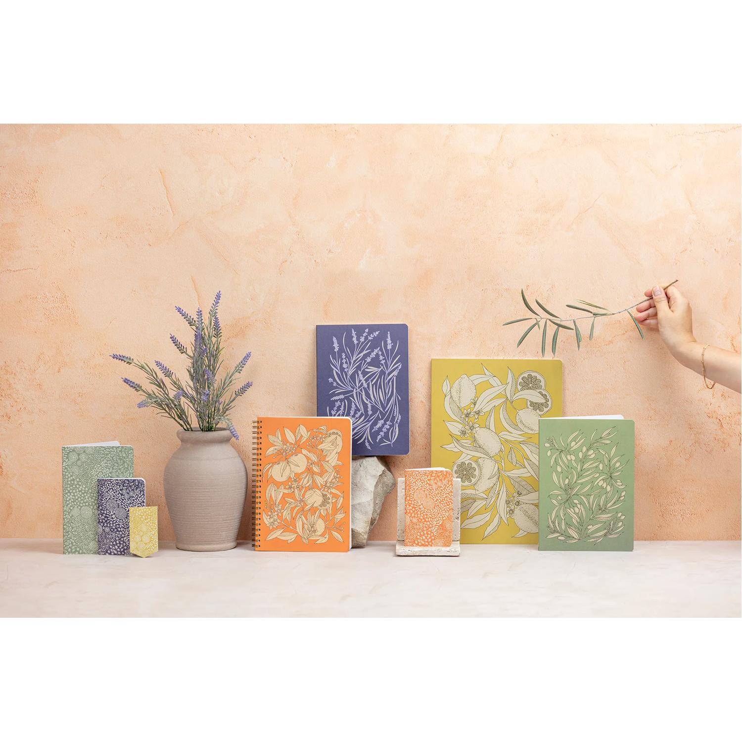 Clairefontaine 5x Mini Planer 24x12 cm, 50 Bl bedruckt 90g - 116348C