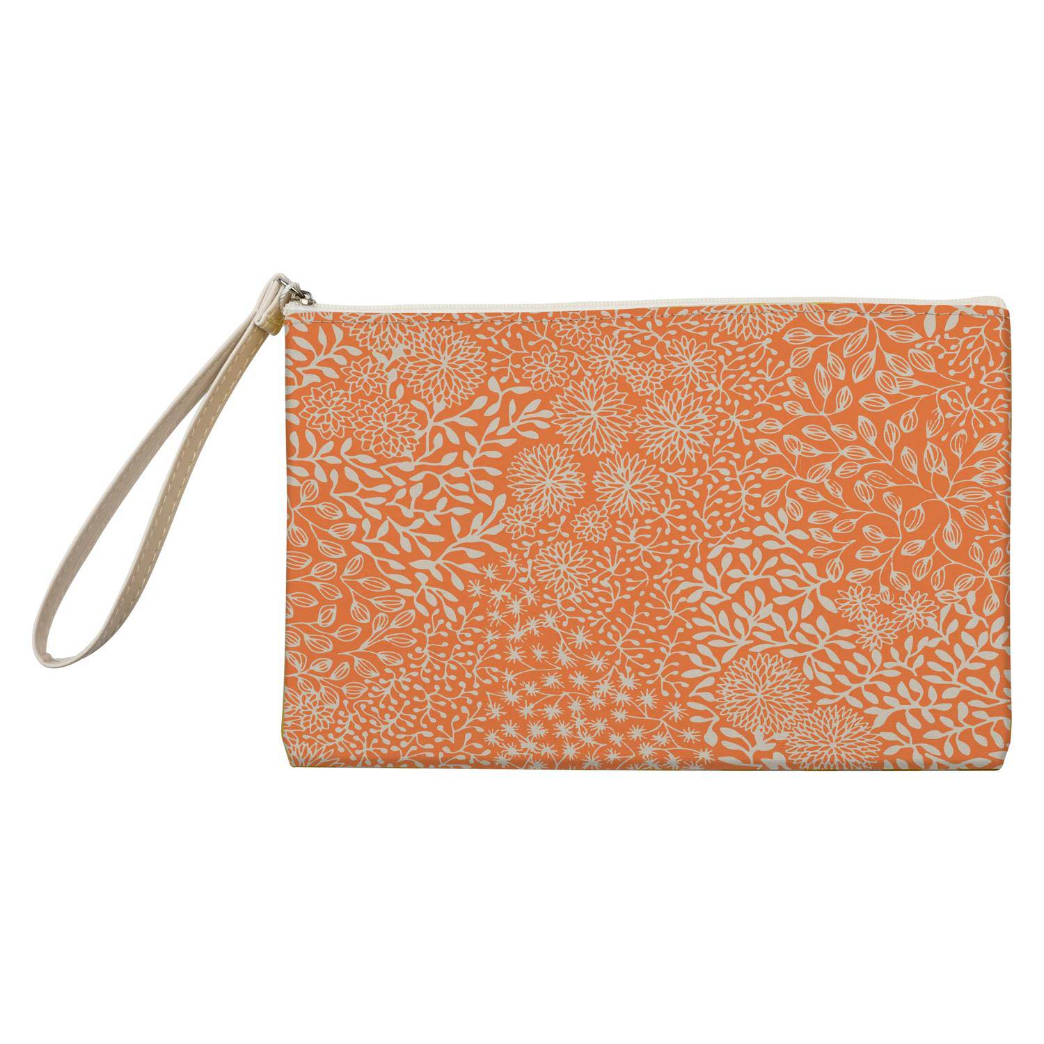 Clairefontaine 4x Schlampermäppchen Baumwolle 22x16 cm, Allover-Print 116362C