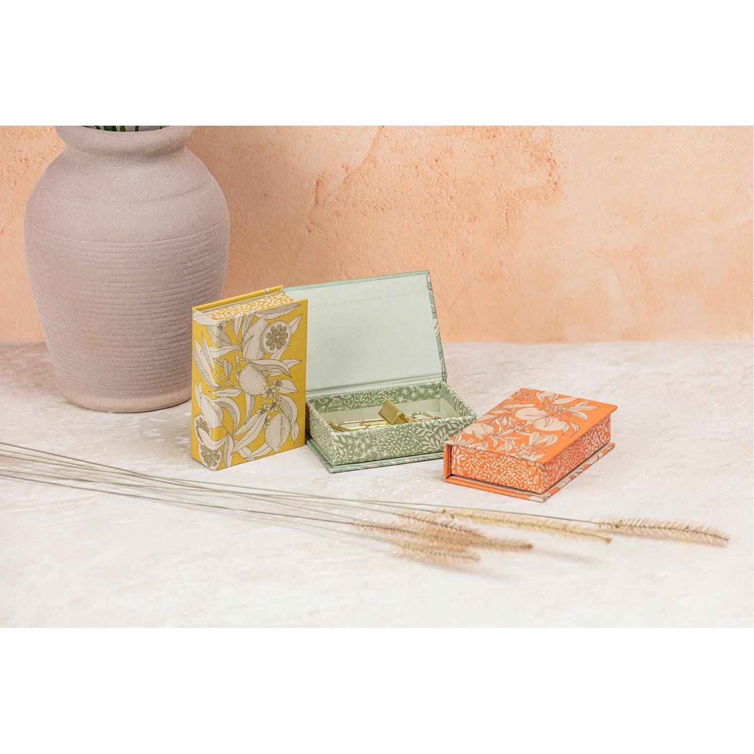 Clairefontaine 6x kleine rechteckige Schachteln 9,5x6,5x3 cm, sortiert 116363C