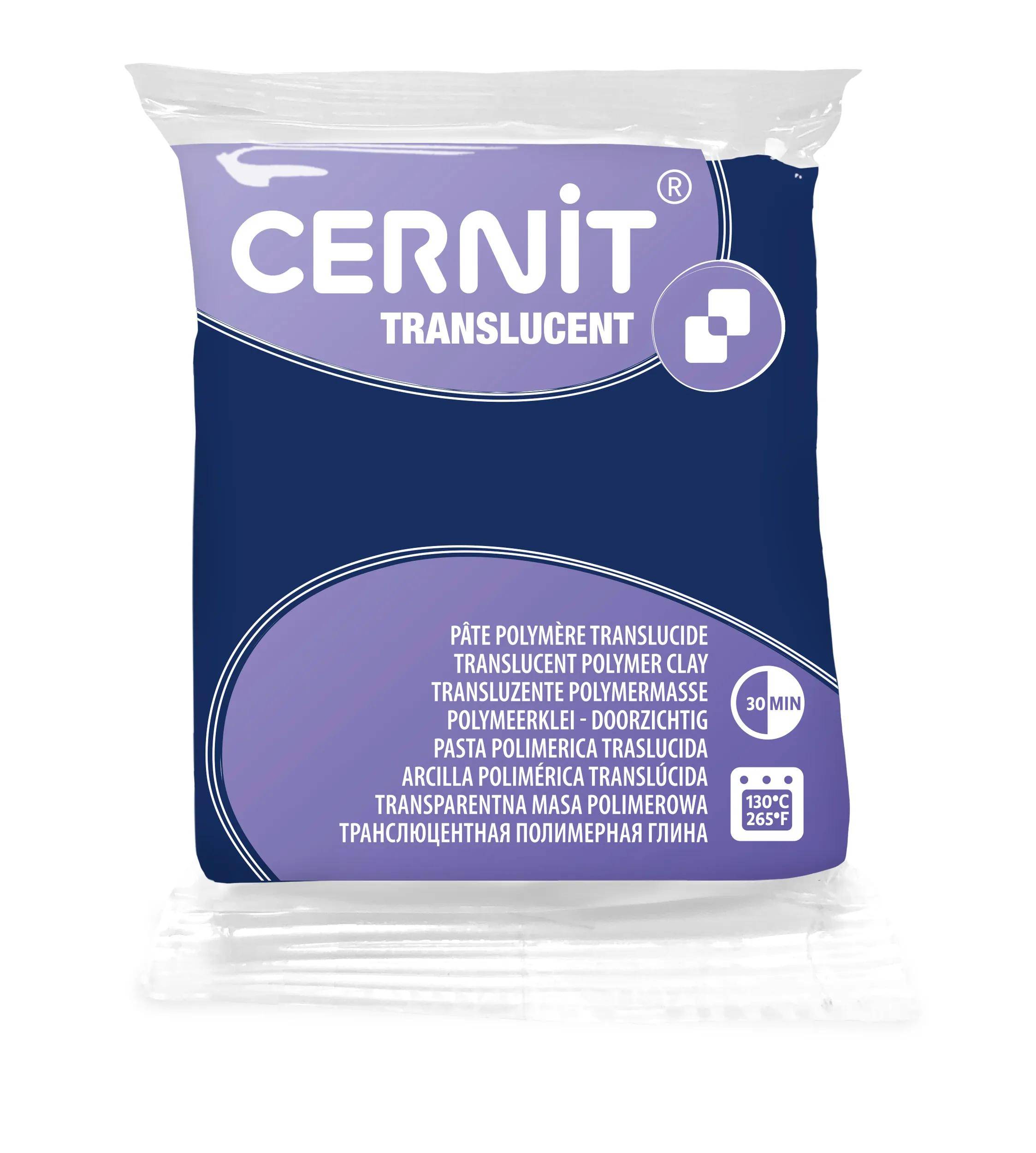 Cernit 6x Cernit Translucent 56 g Heidelbeere CE0920056249C