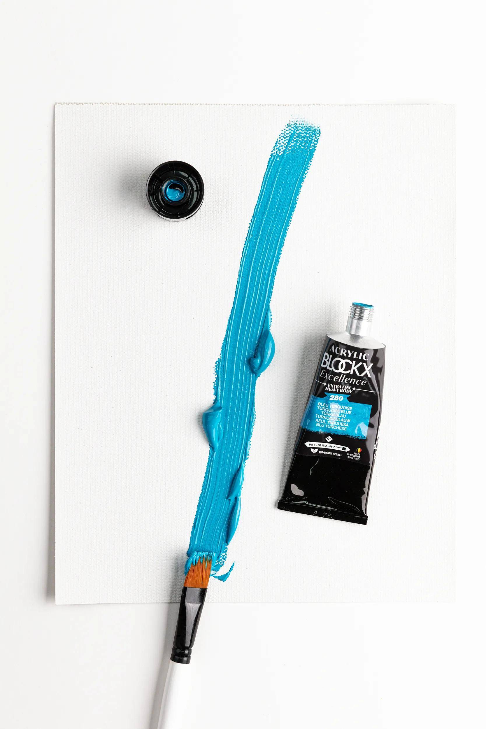 Blockx 3x Acryl EF Tuerkisblau S1 75 ml 71280BXC