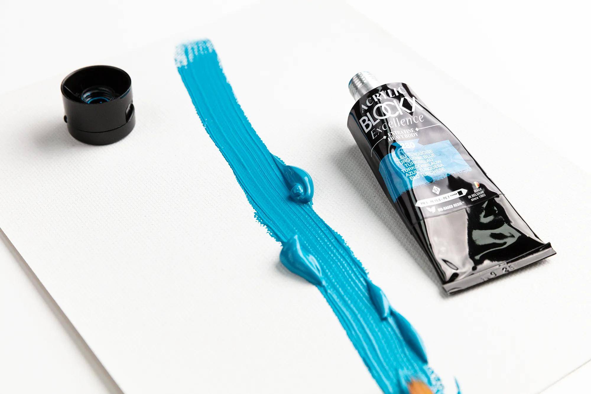 Blockx 3x Acryl EF Tuerkisblau S1 75 ml 71280BXC