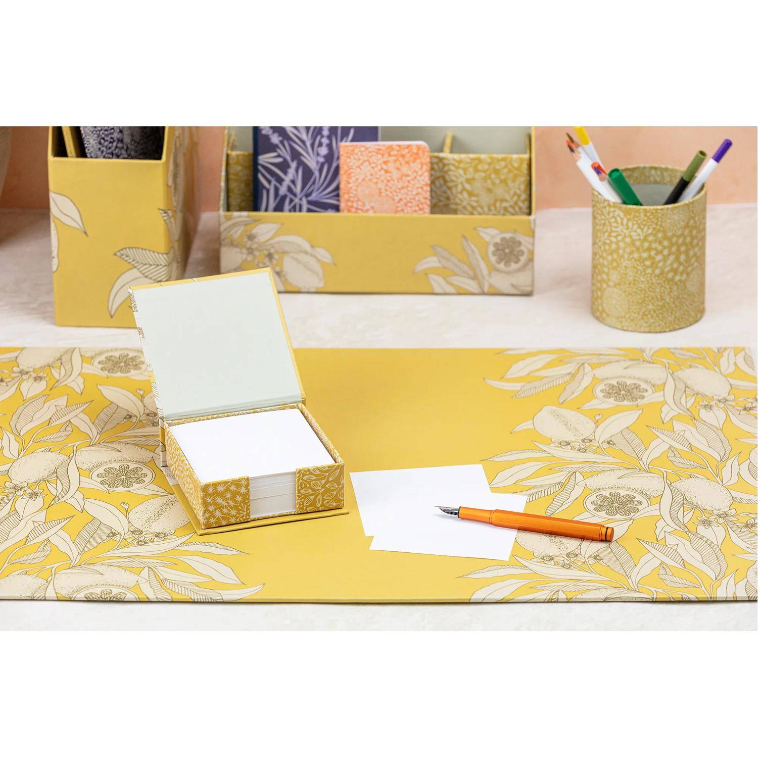 Clairefontaine 4x Jardin des Sens, runder Stifteköcher Ø9x11cm - 116357C