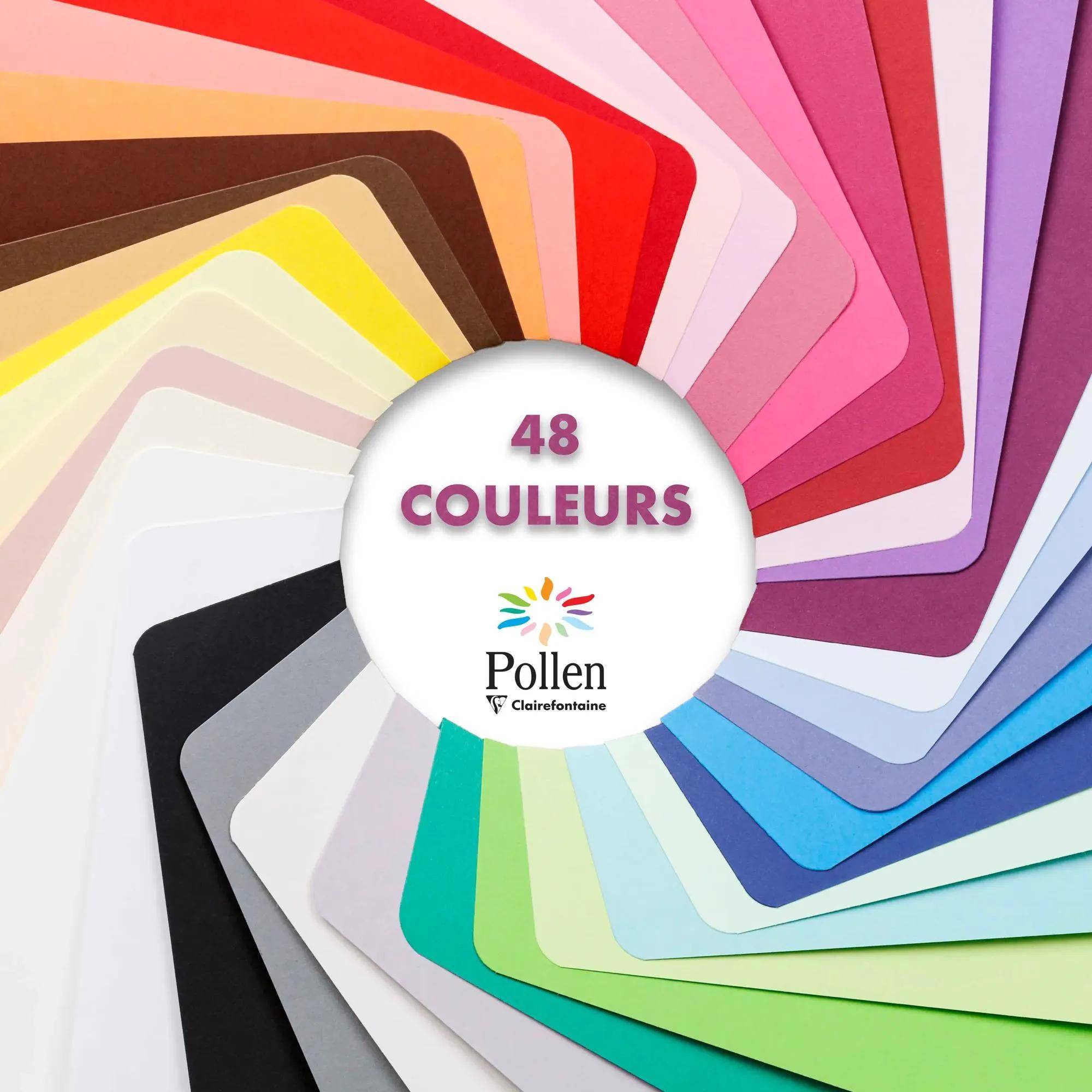 Clairefontaine 200xUmschlag Pollen C5 Kraft klebe 629002C