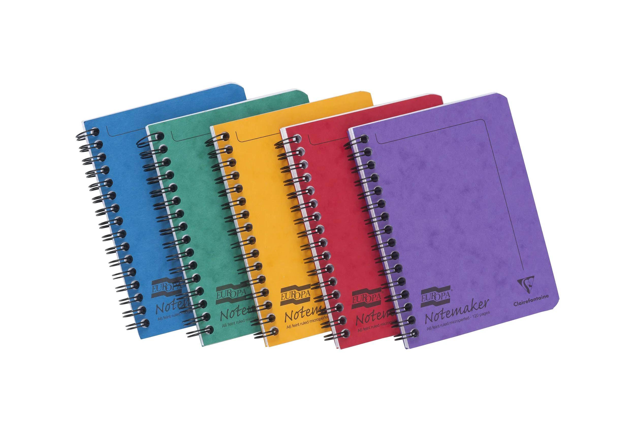 Clairefontaine 10x Europa A6 Spir 10,5x14,4 120Bl kar 482/1137Z