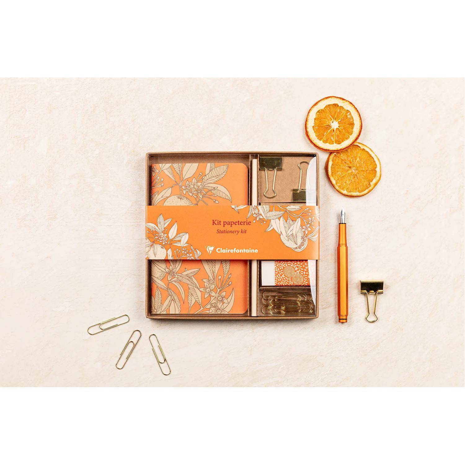 Clairefontaine 3x Jardin des Sens, Schreibwarenset - 116350C