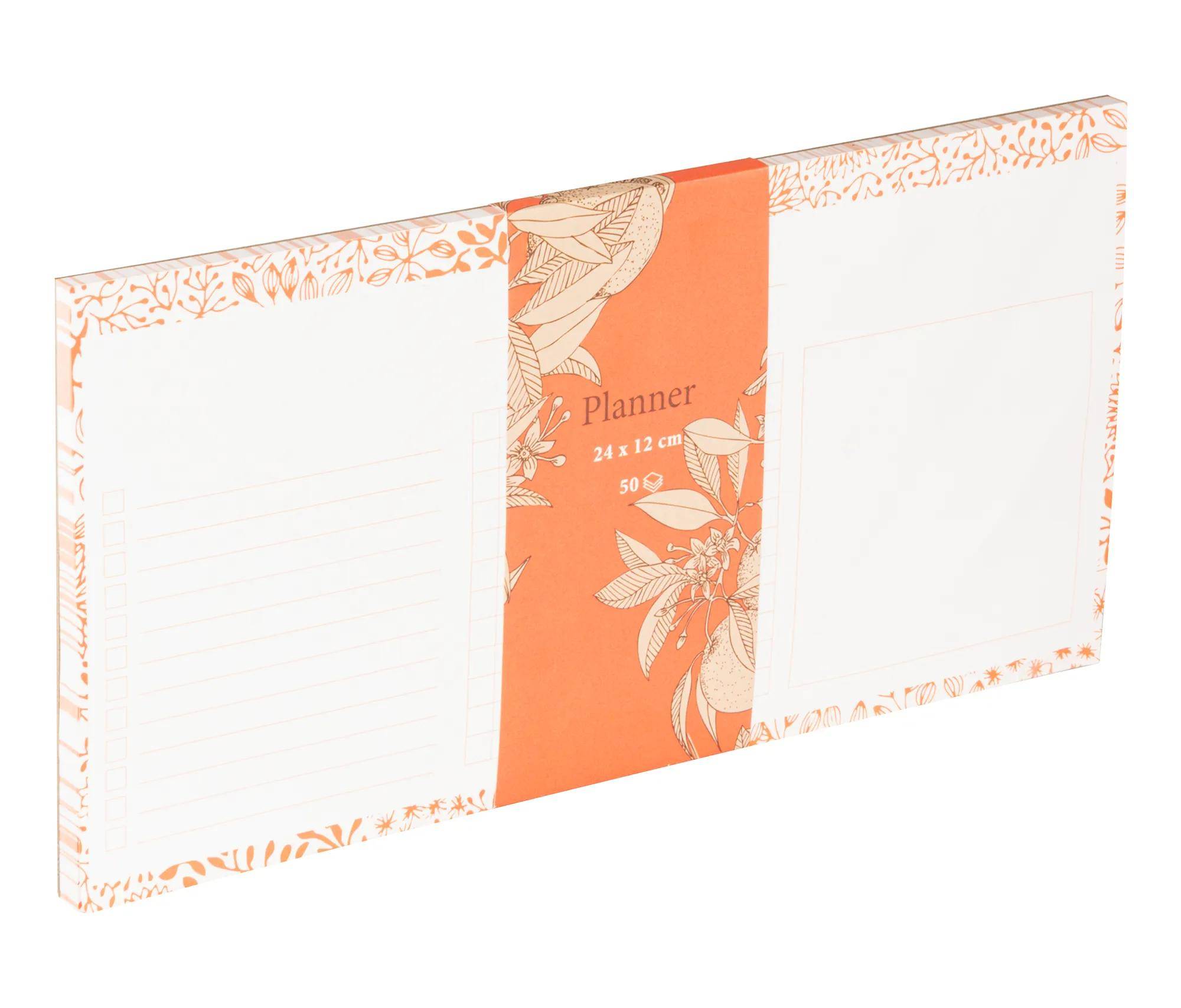 Clairefontaine 5x Mini Planer 24x12 cm, 50 Bl bedruckt 90g - 116348C