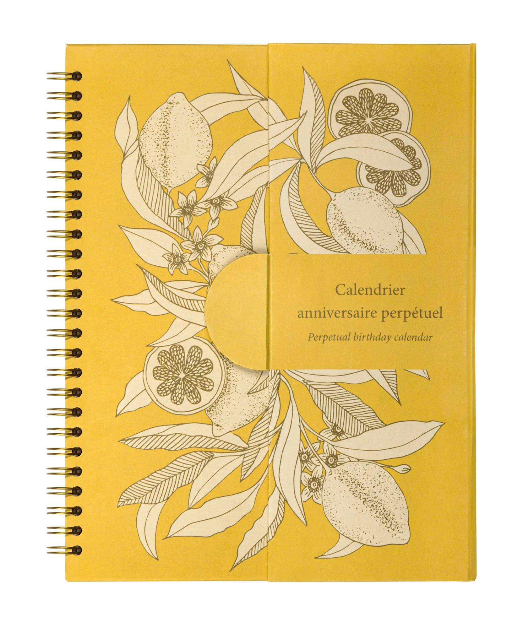 Clairefontaine 5x Geburtstagskalender 23x17 cm, 25 Bl bedruckt 90g 116349C