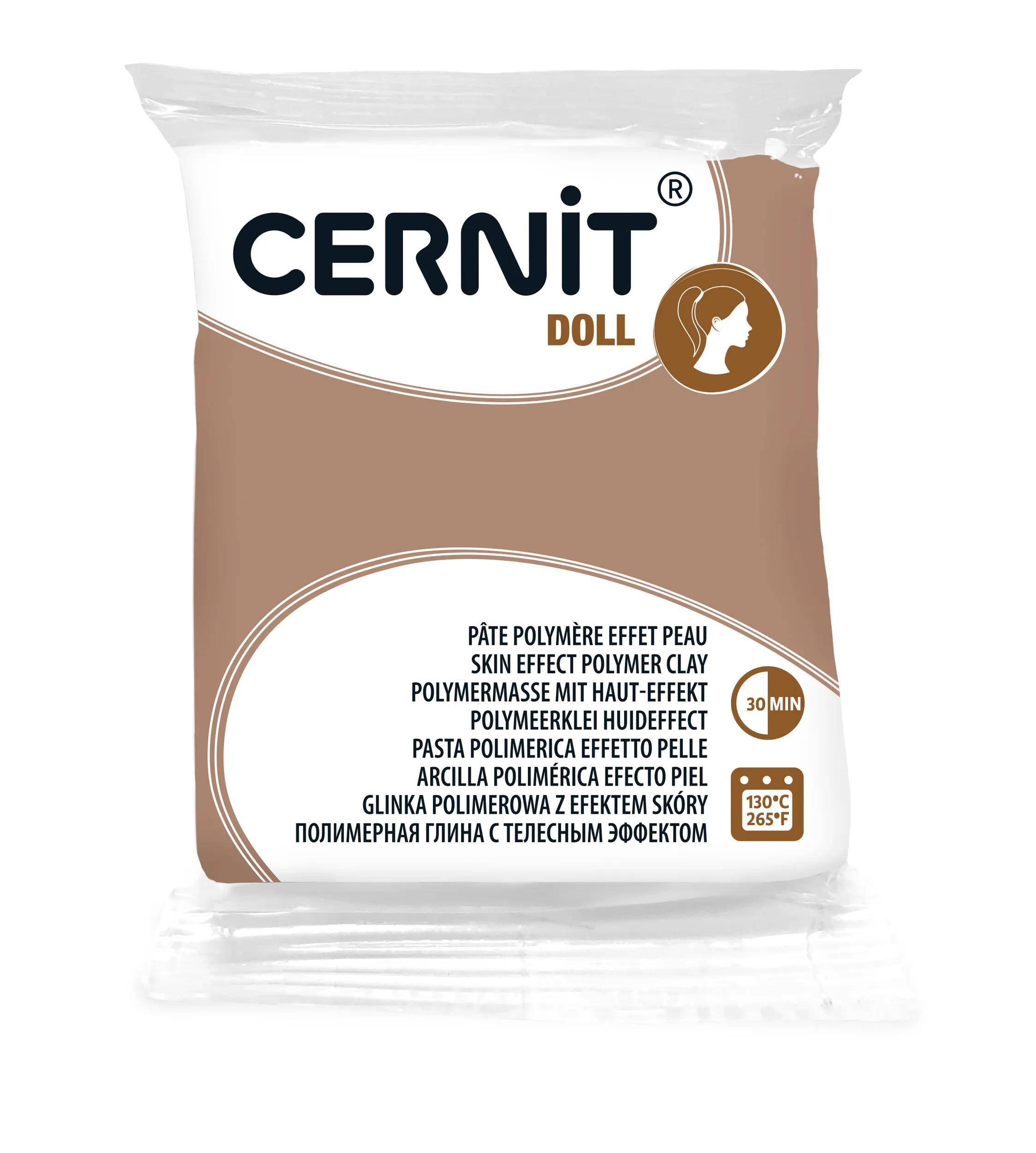 Cernit 6x Cernit DOLL 56 g Nougat CE0950056808C