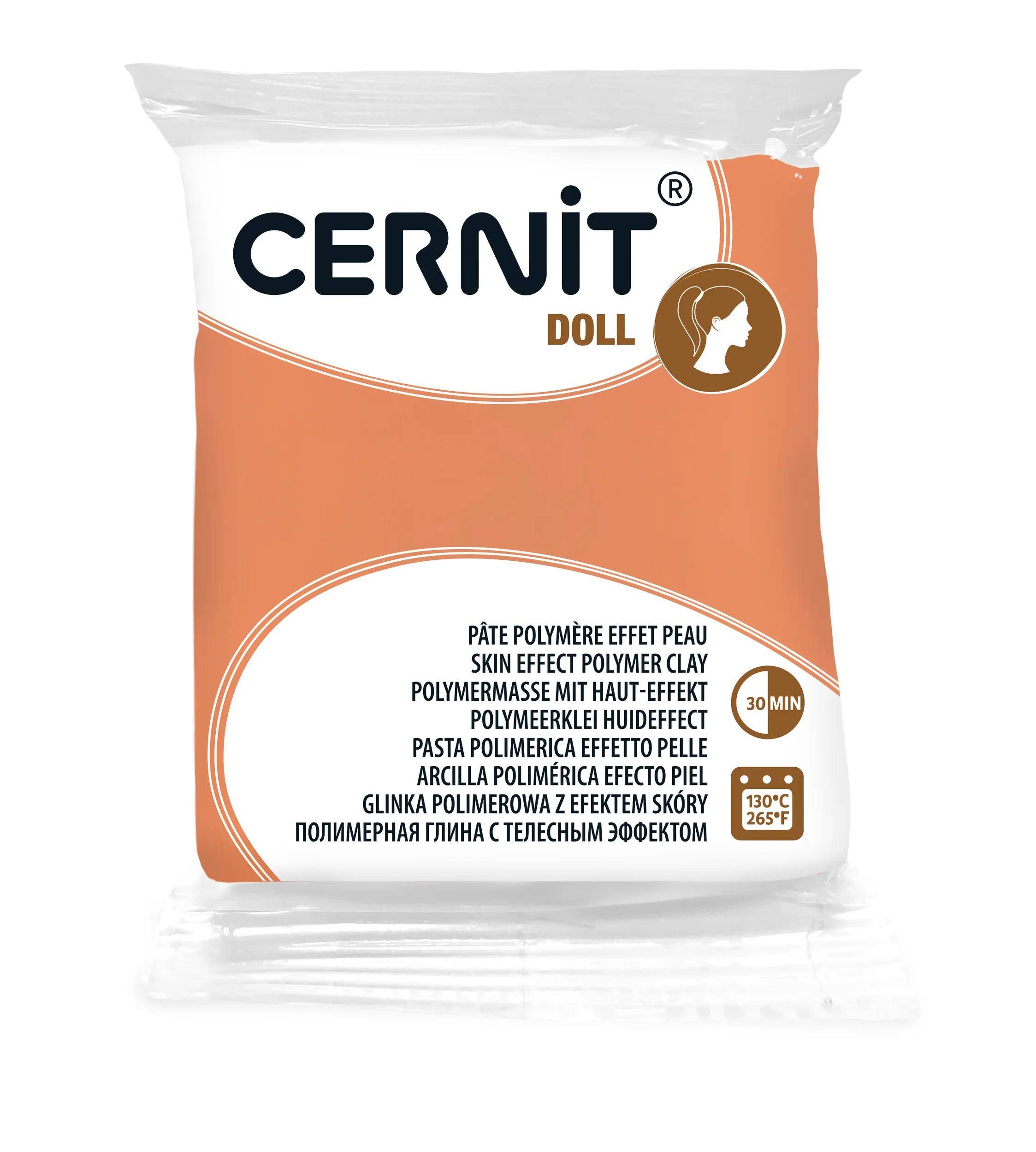 Cernit 6x Cernit DOLL 56 g Karamell CE0950056807C