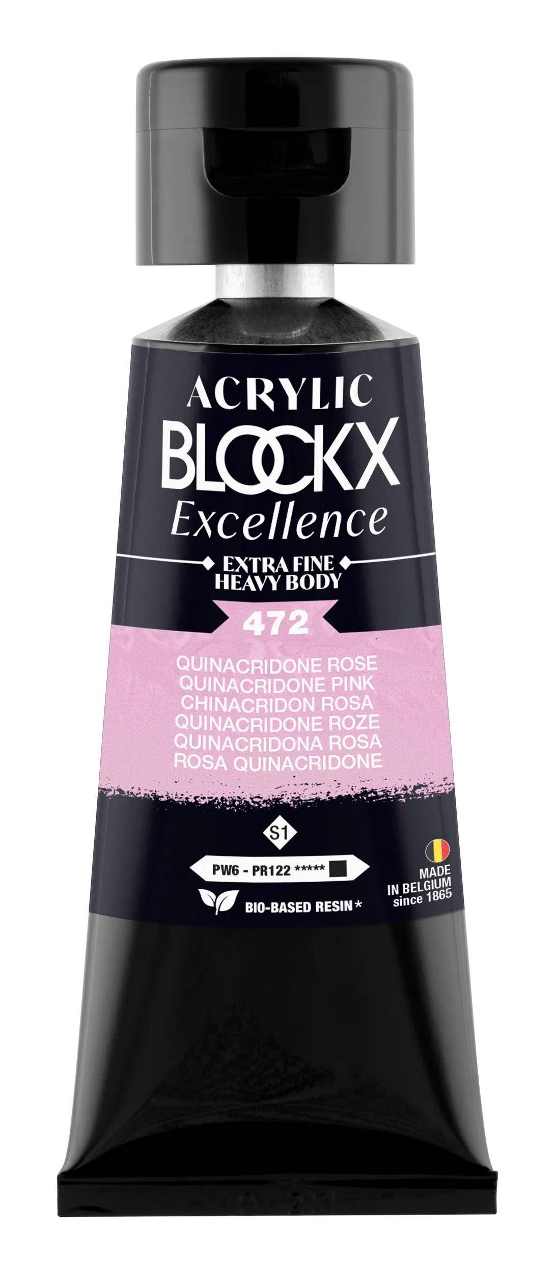 Blockx 3x Acryl EF Chinacridonrosa S1 75 ml 71472BXC