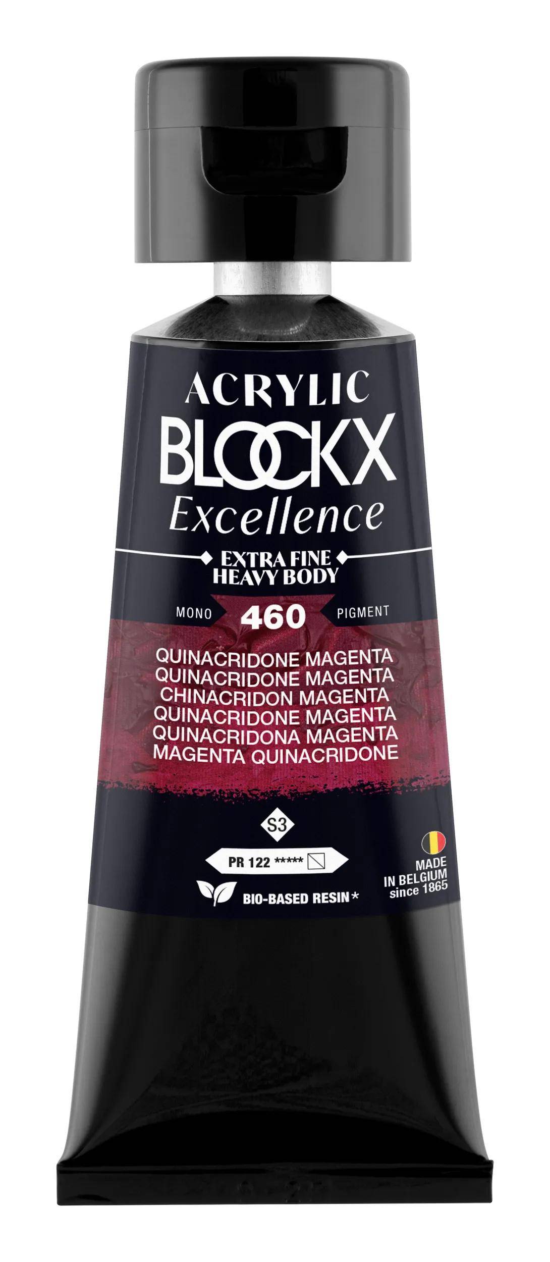 Blockx 3x Acryl EF Chinacr magenta S3 75 ml 71460BXC