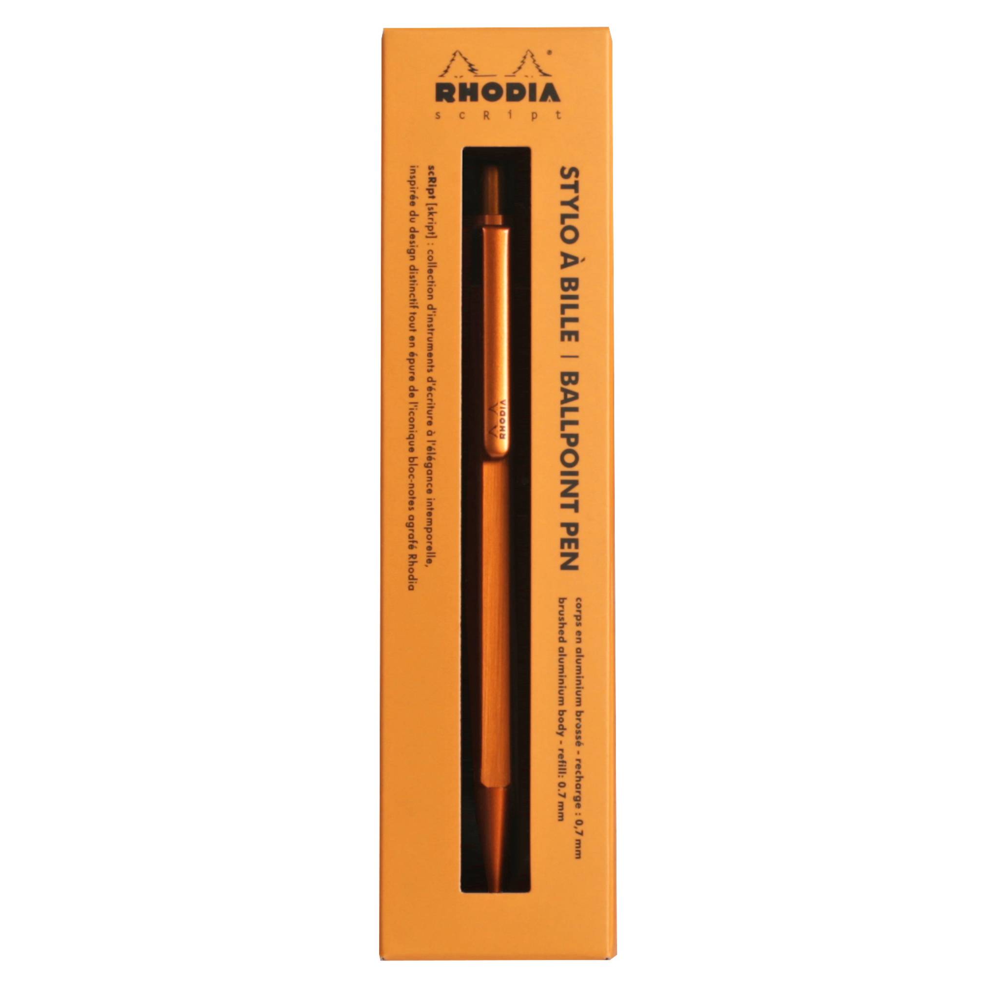 Rhodia Rhodia scRipt Kugelschreiber 0,7mm - Orange 9388C
