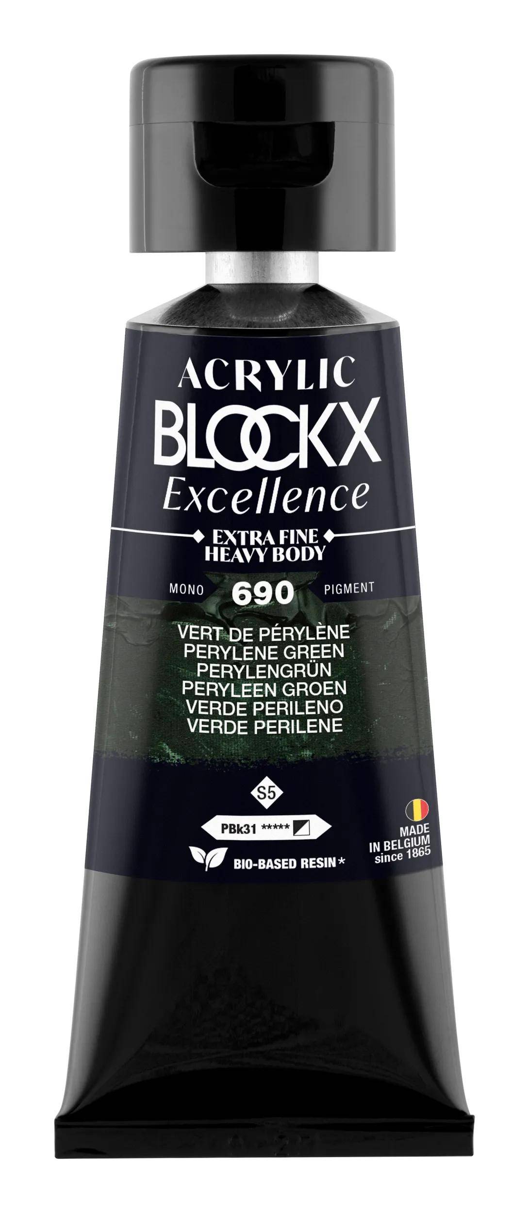 Blockx 3x Acryl EF Perylengruen S5 75 ml 71690BXC