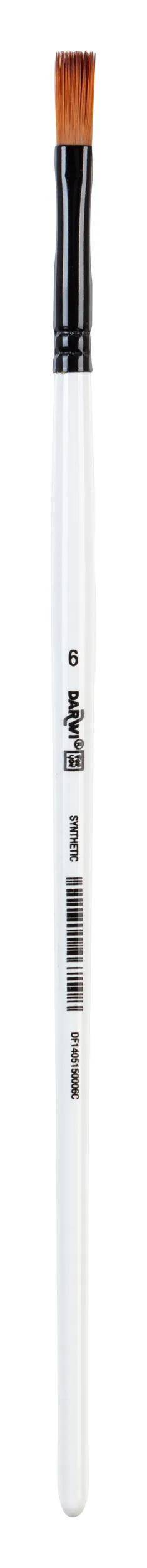 Darwi 12x DFY Langer Flachpinsel 6 mm T 6 DF1405150006C