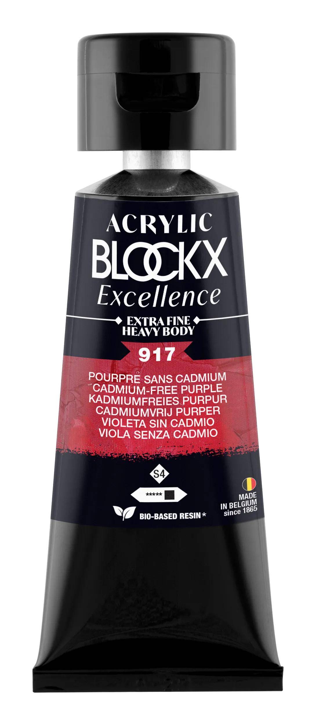 Blockx 3x Acryl EF Purpur ohne cad S4 75 ml 71917BXC