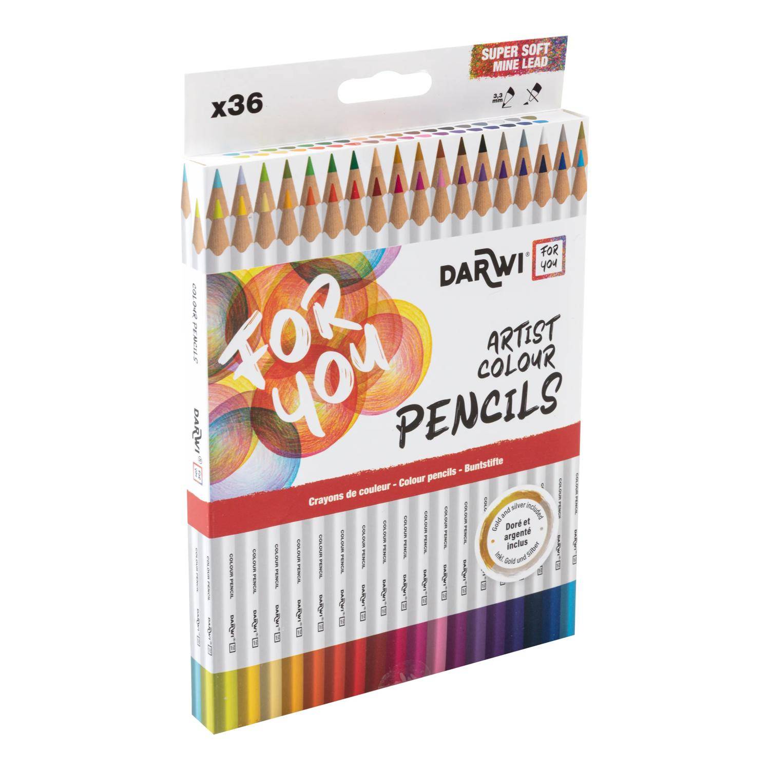 Darwi 4x DFY 36 K#nstler-Farbstifte DF2100036K01C