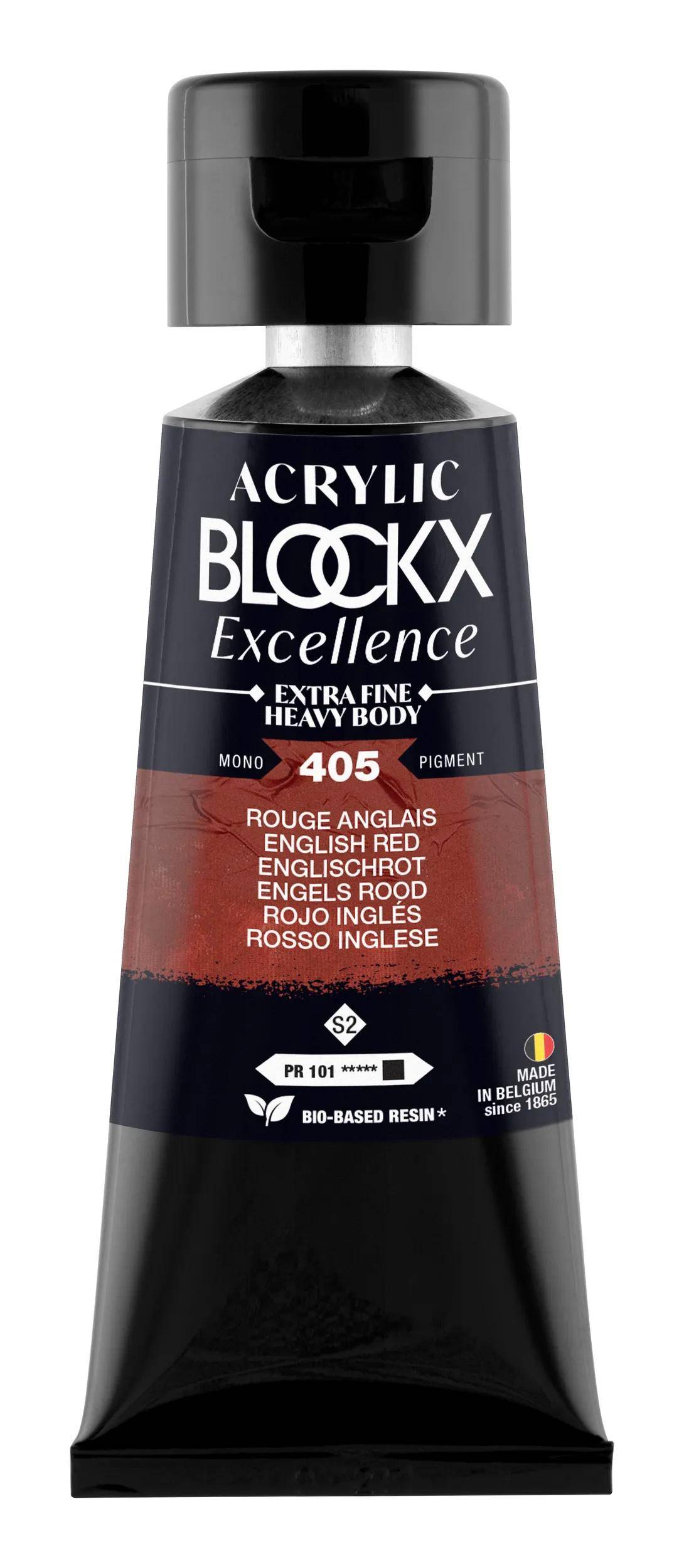 Blockx 3x Acryl EF Englischrot S2 75 ml 71405BXC