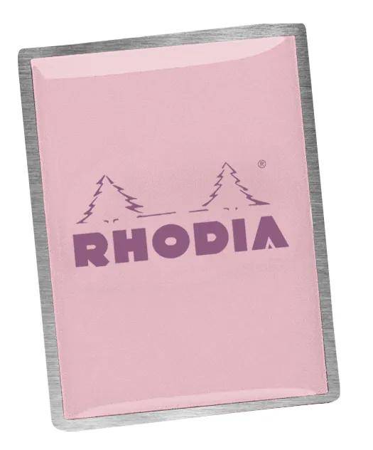 Clairefontaine Rhodia Pin's ROSA FARBEN 2x2,6 240036C