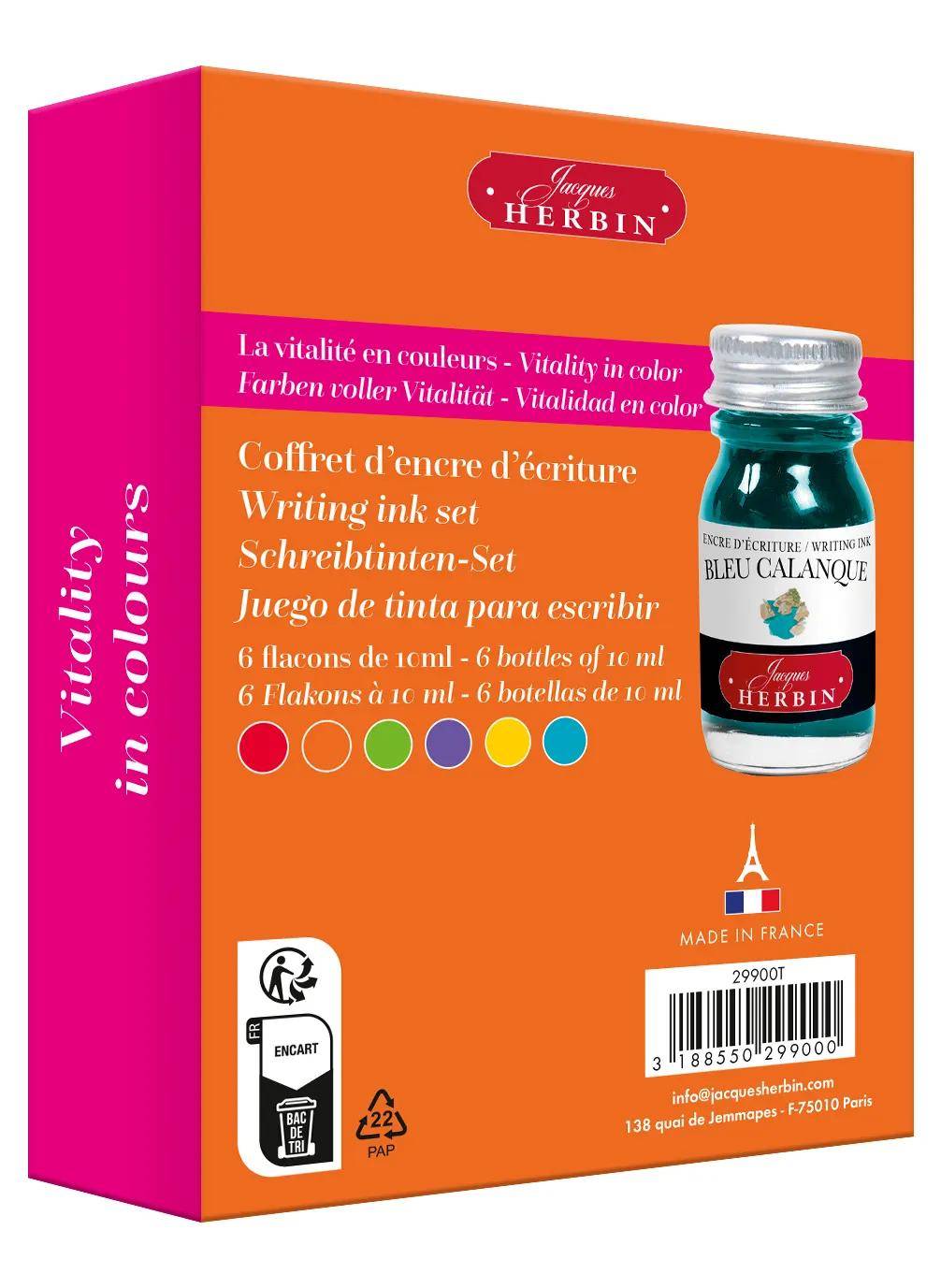 Jacques Herbin Vitamin-Set Perle des Encres 29900T