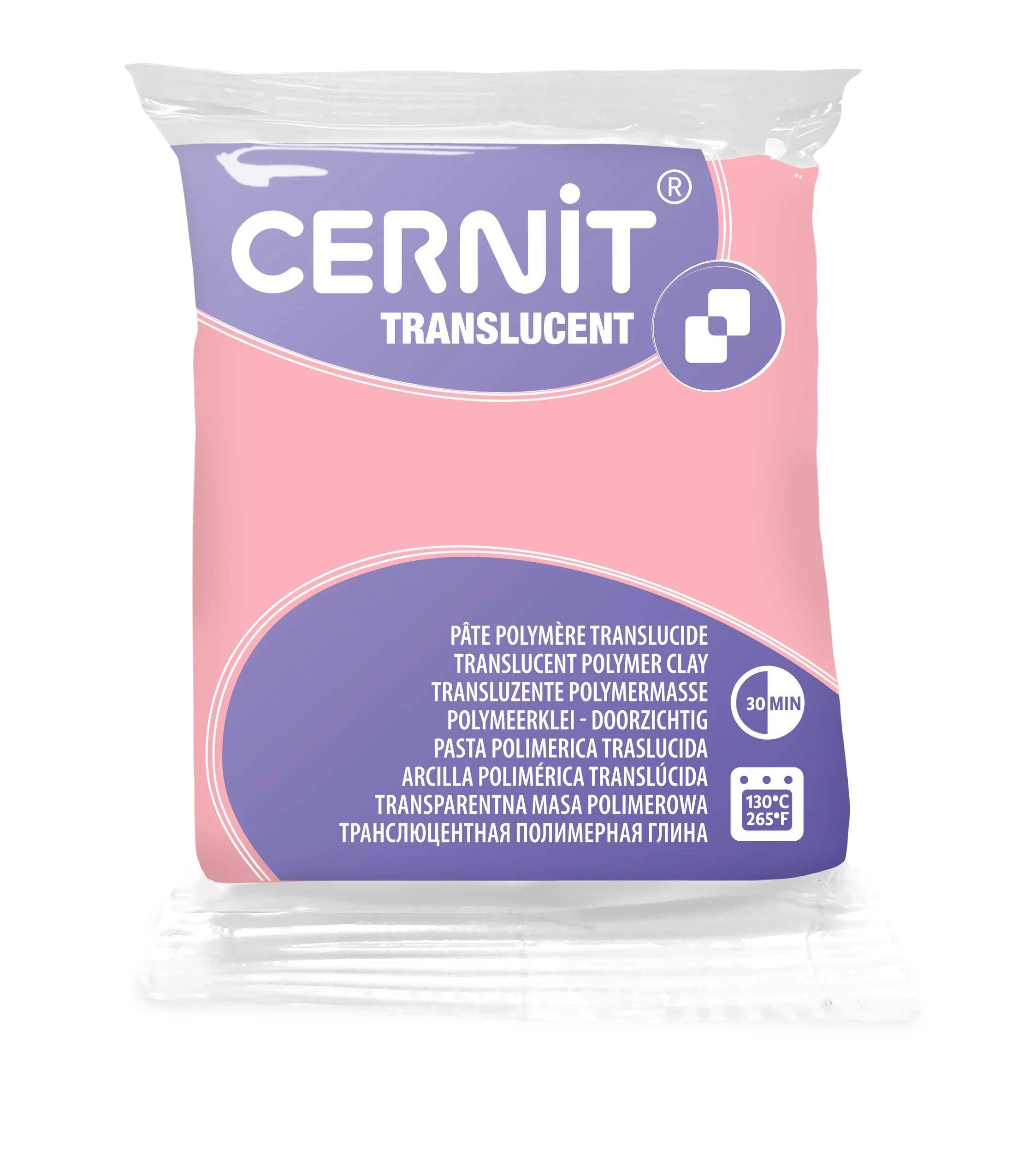 Cernit 6x Cernit Translucent 56 g Rosenquarz CE0920056477C