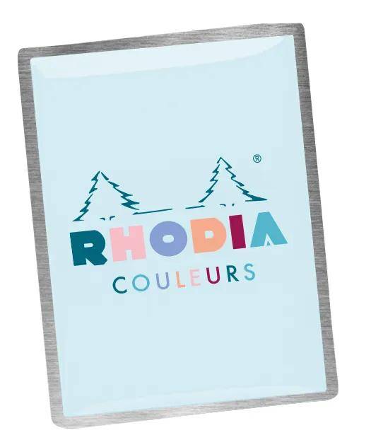 Clairefontaine Rhodia Pin's MIX FARBEN 2x2,6 240038C
