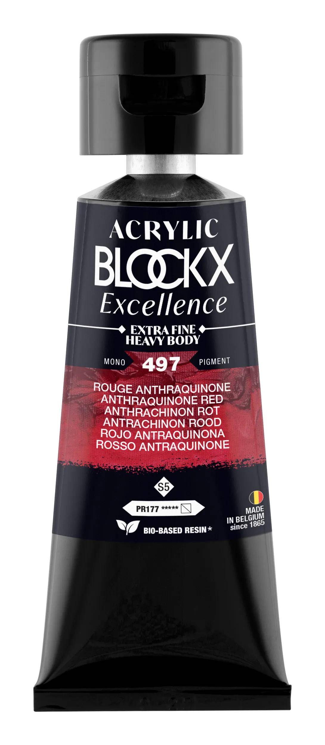 Blockx 3x Acryl EF Anthrazitrot S5 75 ml 71497BXC