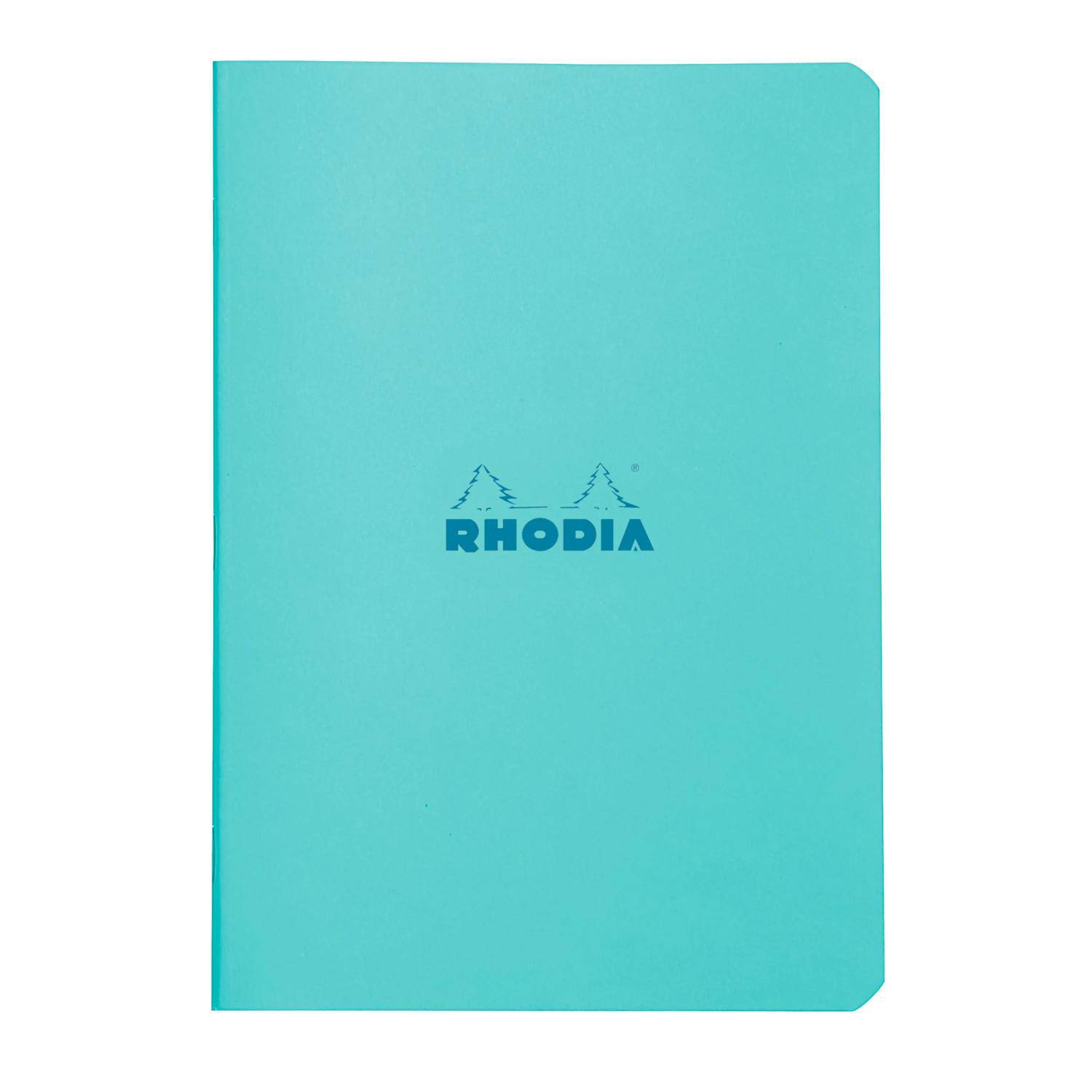 Clairefontaine 10x Rhodia geheftet A5 Azurbl Lin 80bl 118678C