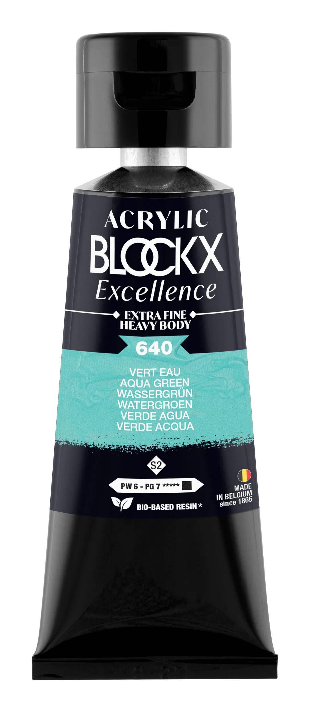 Blockx 3x Acryl EF Wassergruen S2 75 ml 71640BXC