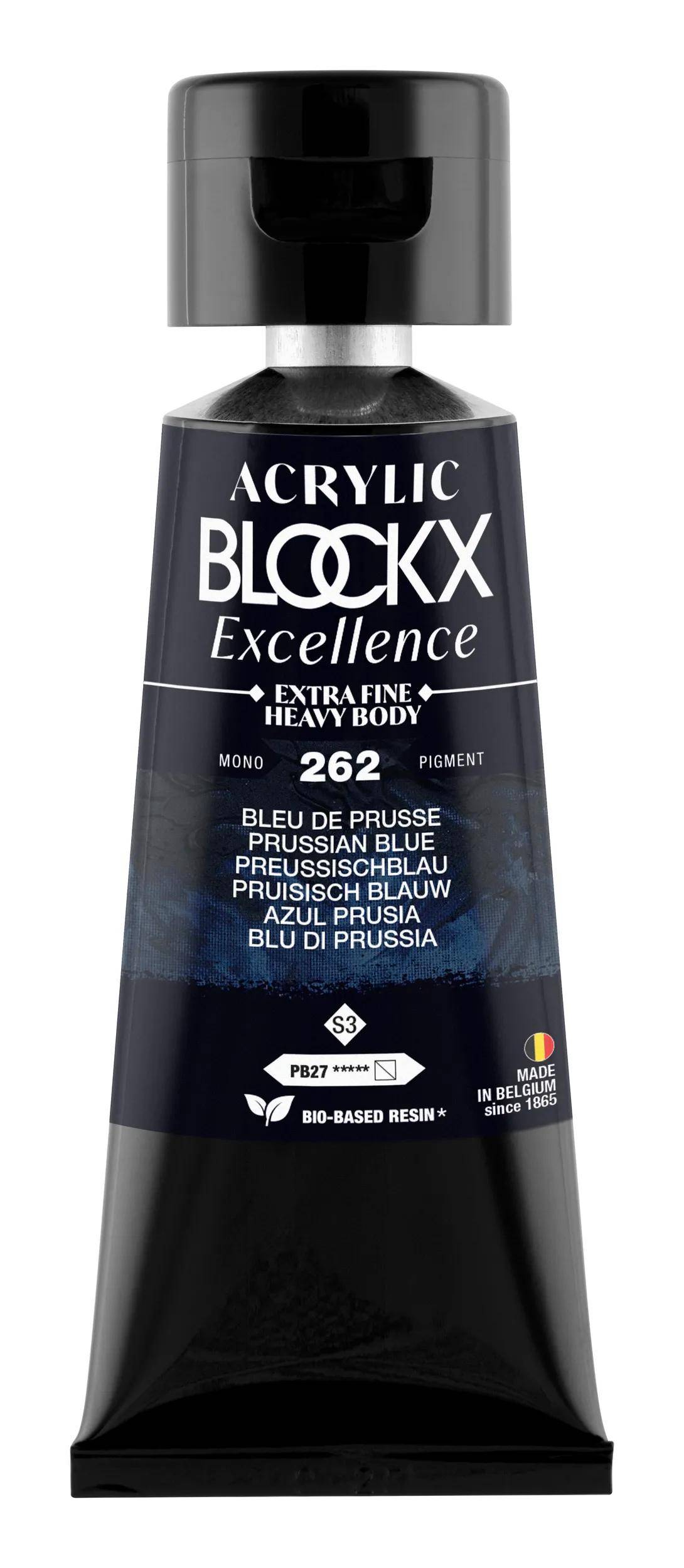 Blockx 3x Acryl EF Preussischblau S3 75 ml 71262BXC
