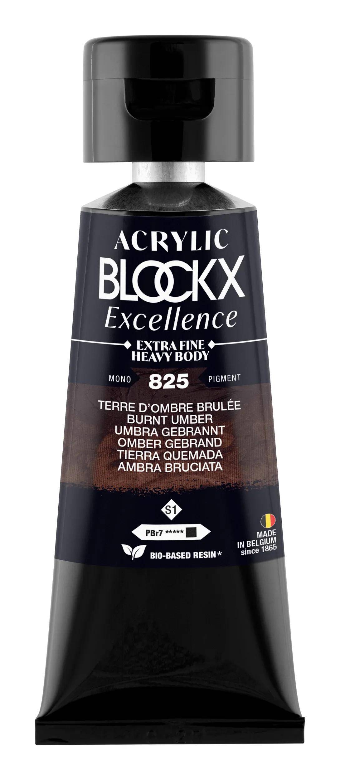 Blockx 3x Acryl EF Umbra gebrannt S1 75 ml 71825BXC