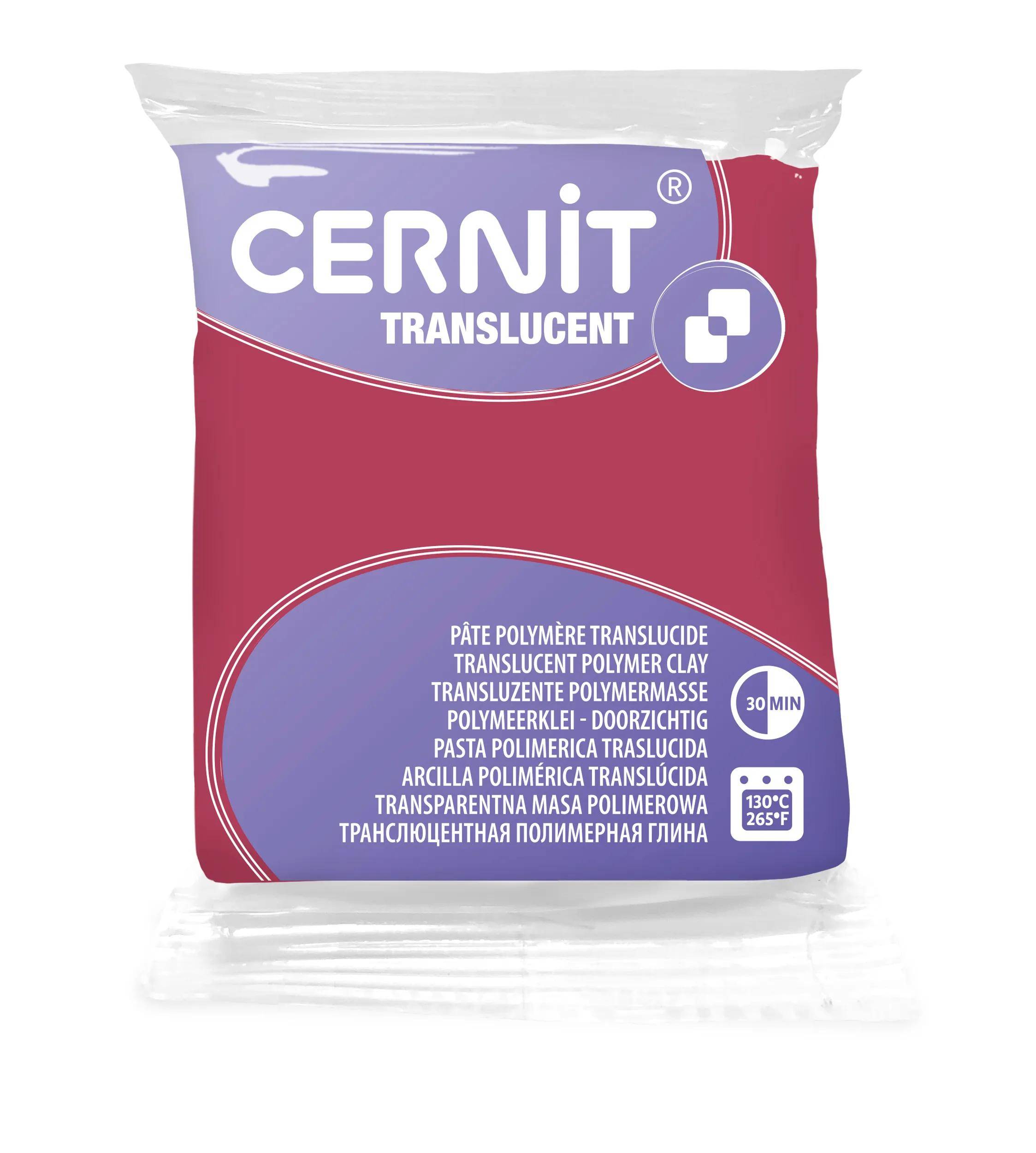 Cernit 6x Cernit Translucent 56 g Granatapfel CE0920056453C