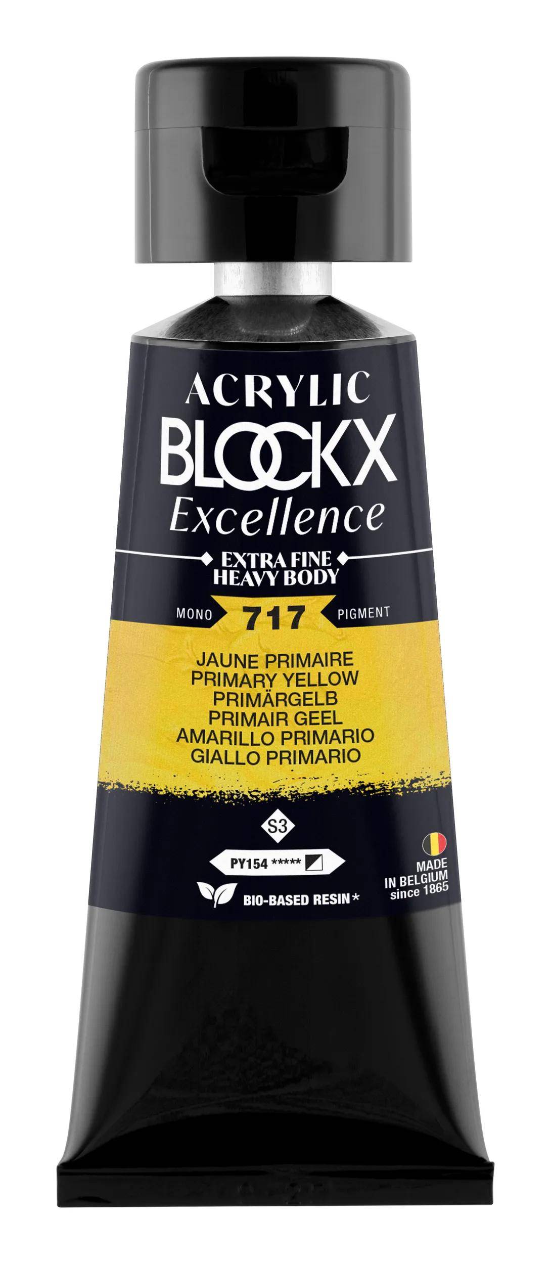 Blockx 3x Acryl EF Primaergelb S3 75 ml 71717BXC
