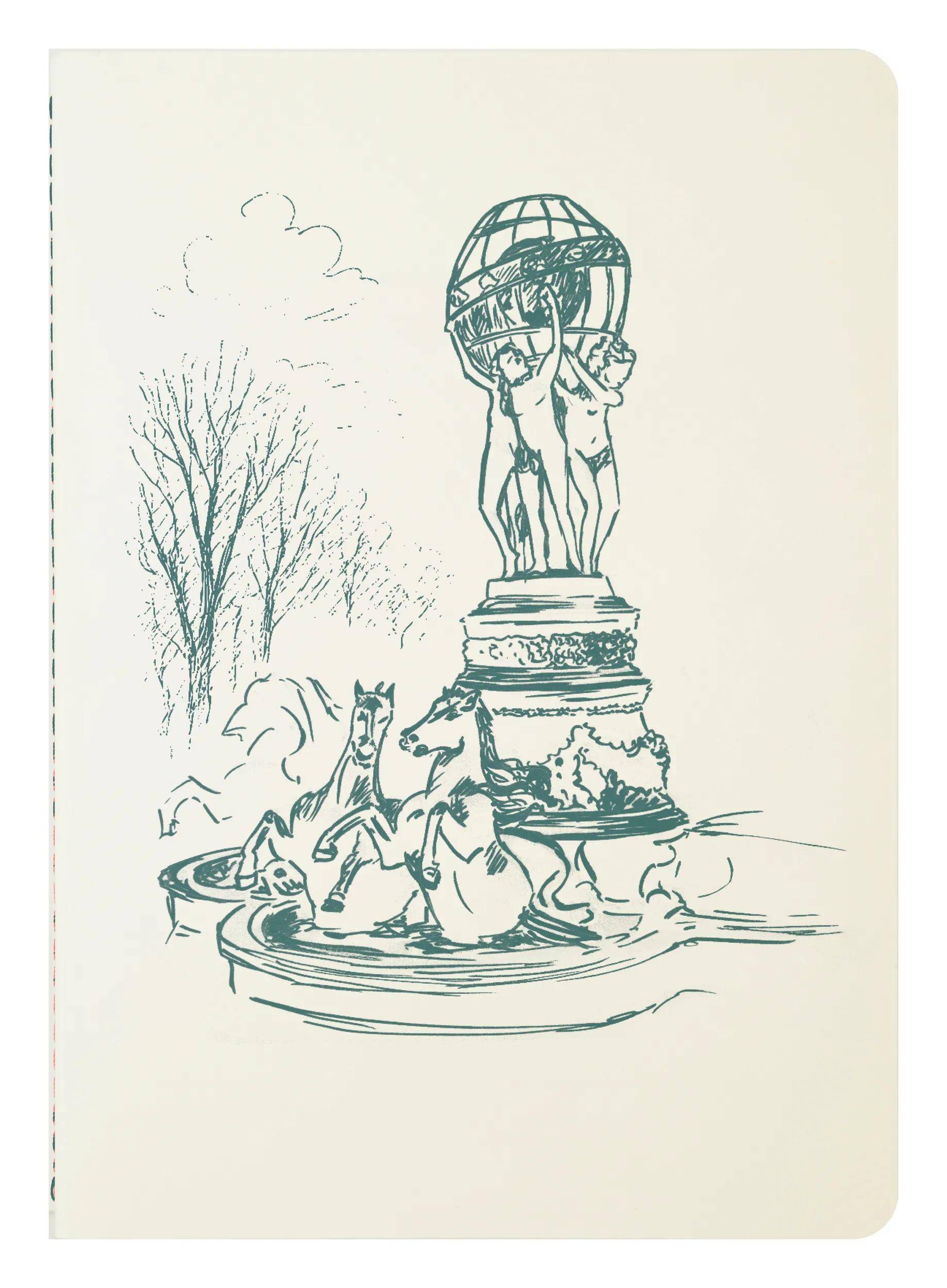 Jacques Herbin 5x HEFT A5 16Bl FONTAINE QPDM 93032T