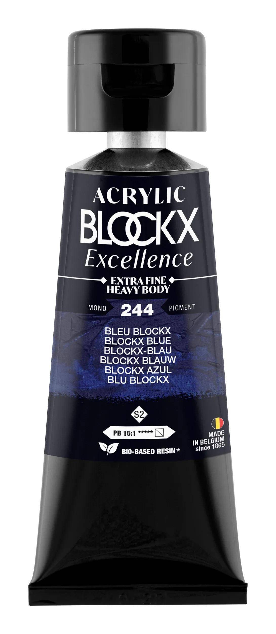 Blockx 3x Acryl EF BLOCKX-Blau S2 75 ml 71244BXC