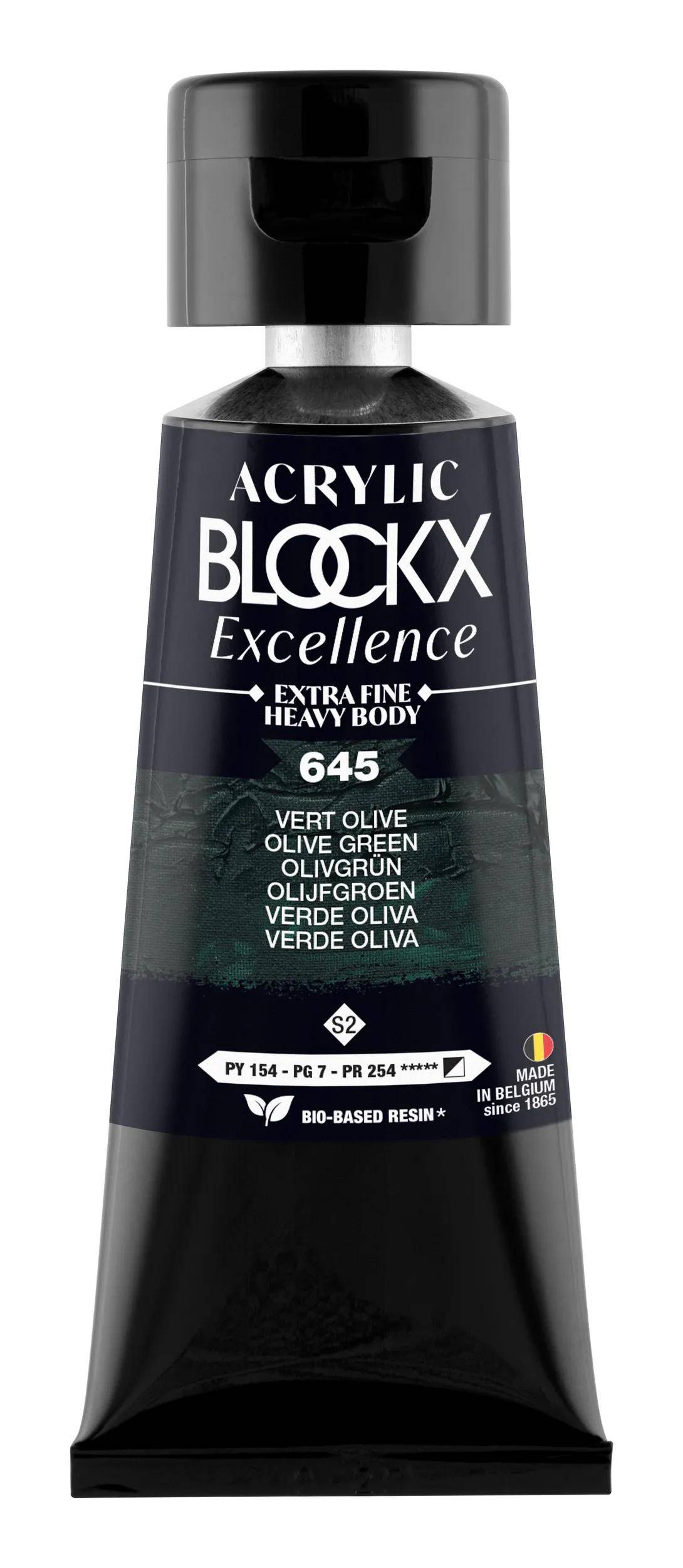 Blockx 3x Acryl EF Olivgruen S2 75 ml 71645BXC