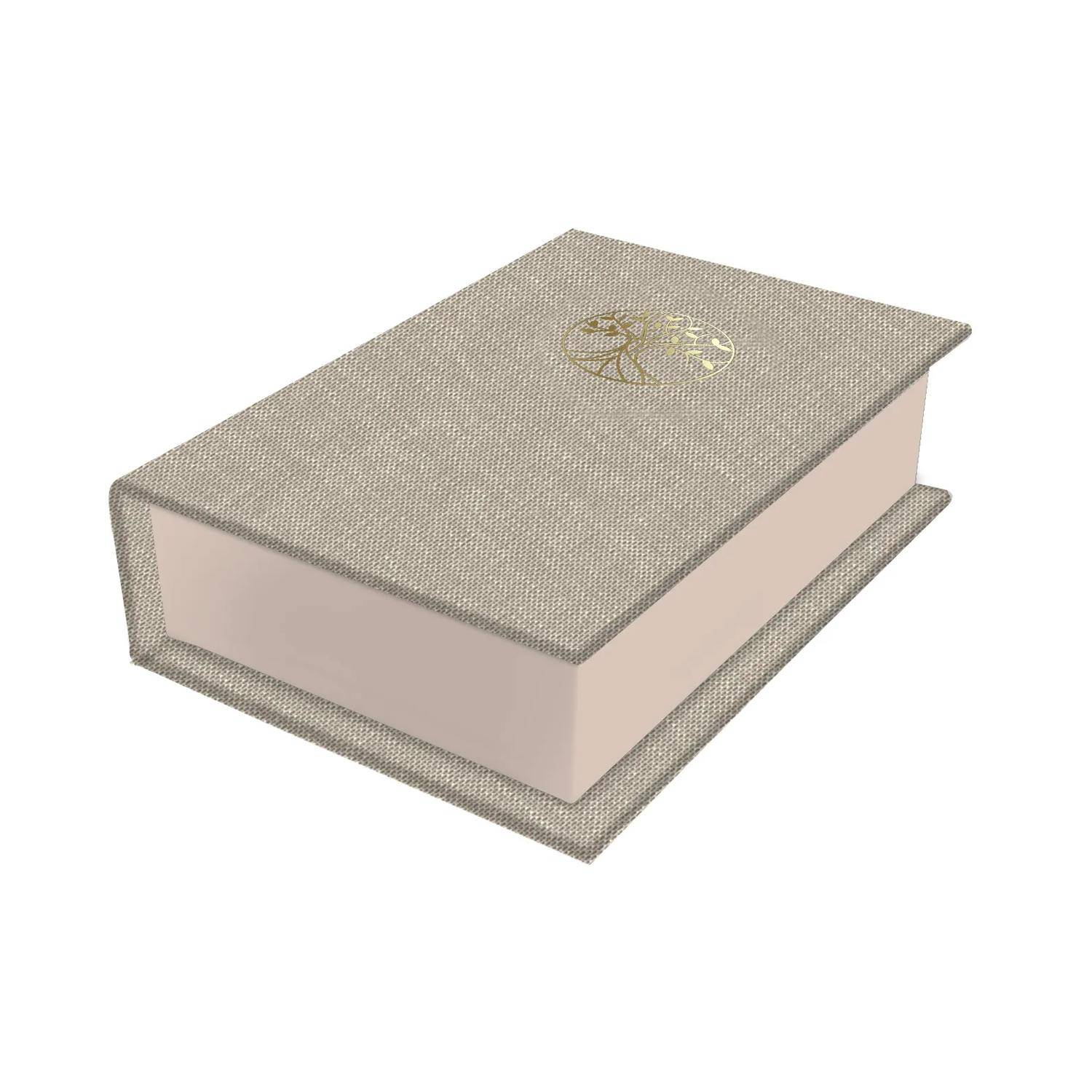 Clairefontaine 6x Schachtel, klein, Toile du Marais, 9,5x6,5x3 cm 116259C