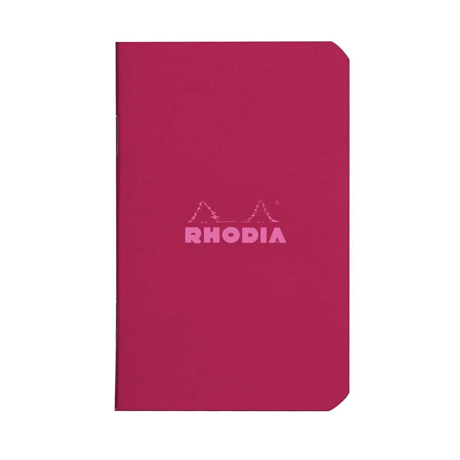 Clairefontaine 20x Rhodia 7,5x12cm Pflaume Kar 80 Bl 119103C
