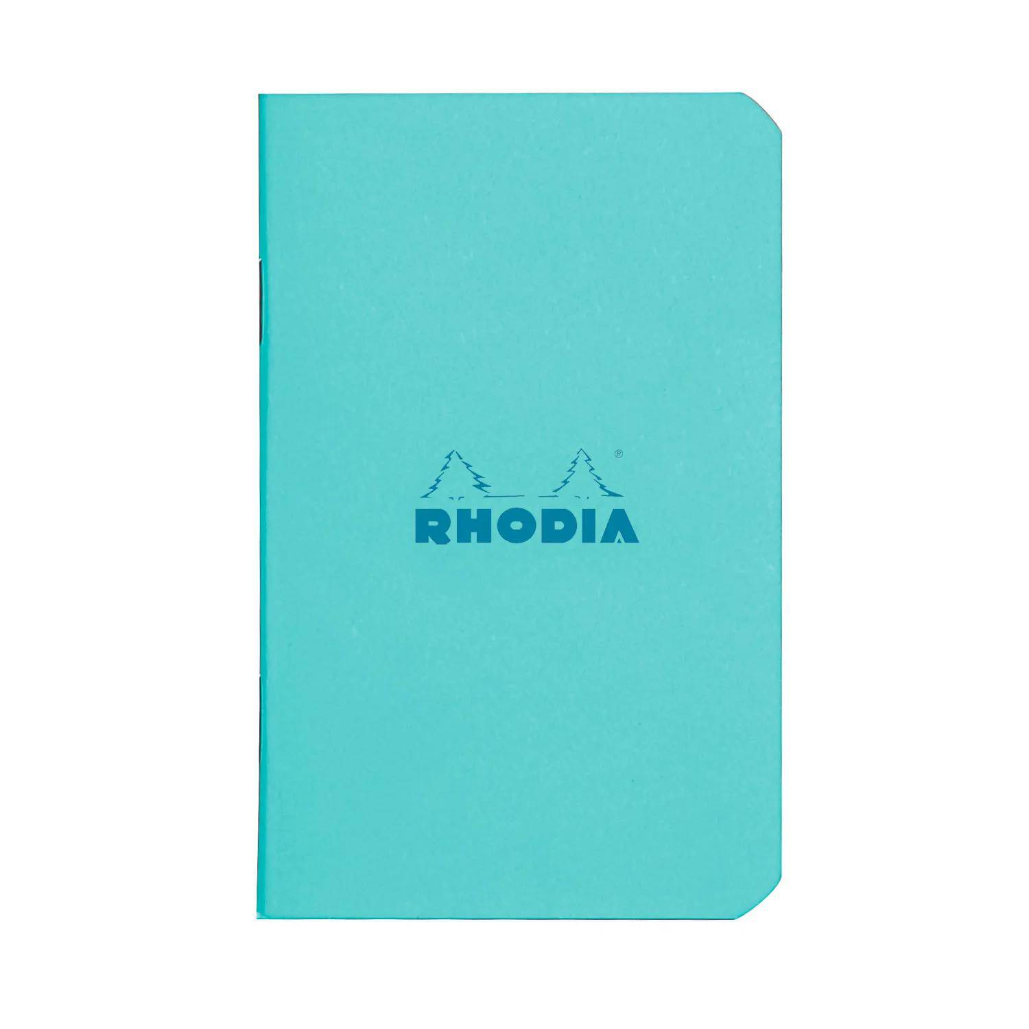 Clairefontaine 20x Rhodia 7,5x12 Azurbl Lin 80 Bl 119106C