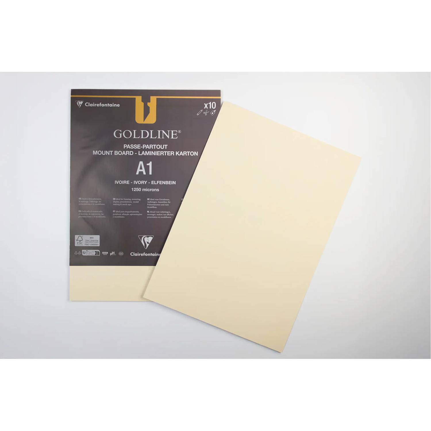 Clairefontaine 10 kaschierte A1 Elfb 1,25mm 96804C